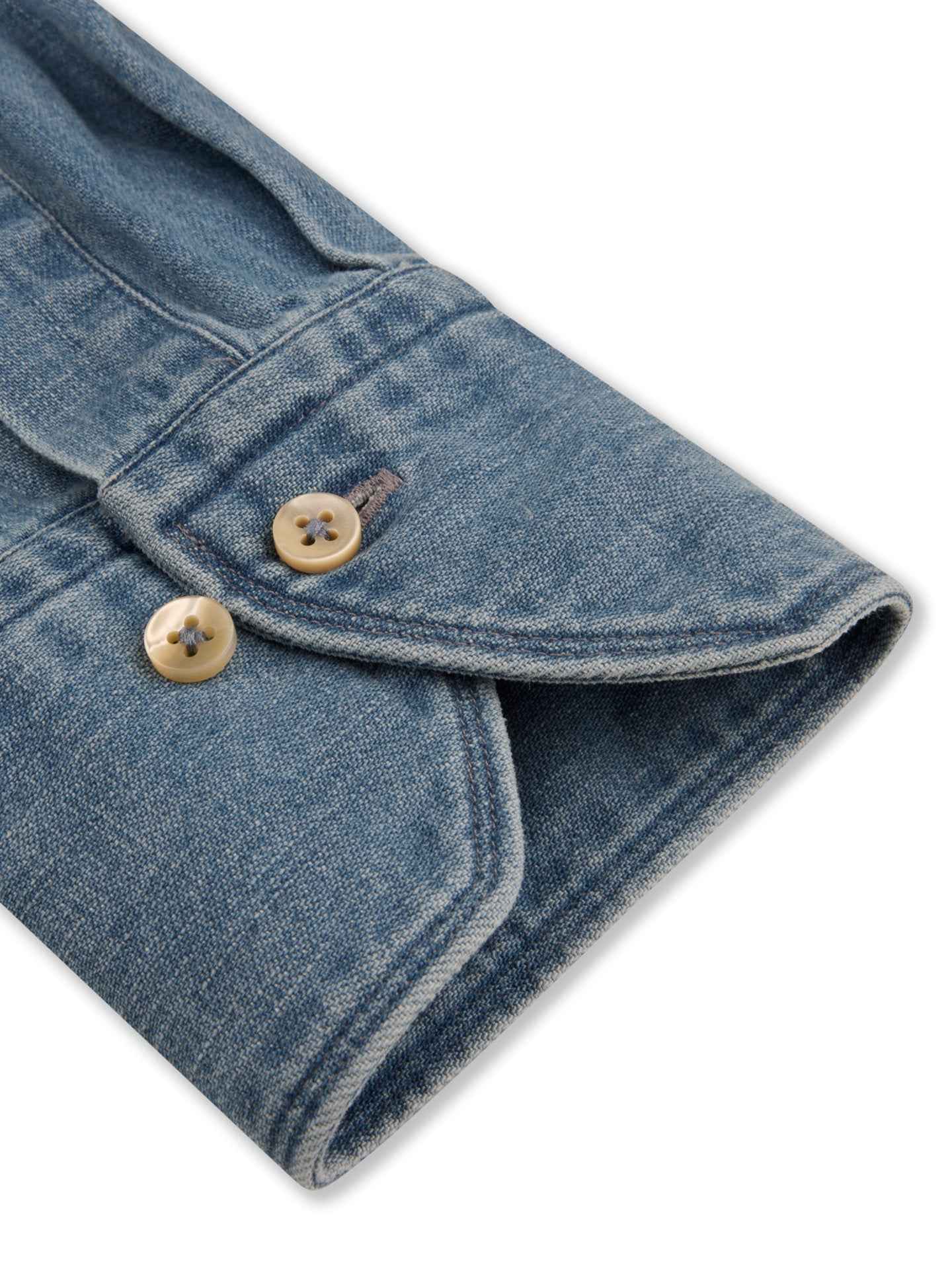 Regular Denimskjorta, Bröstfickor