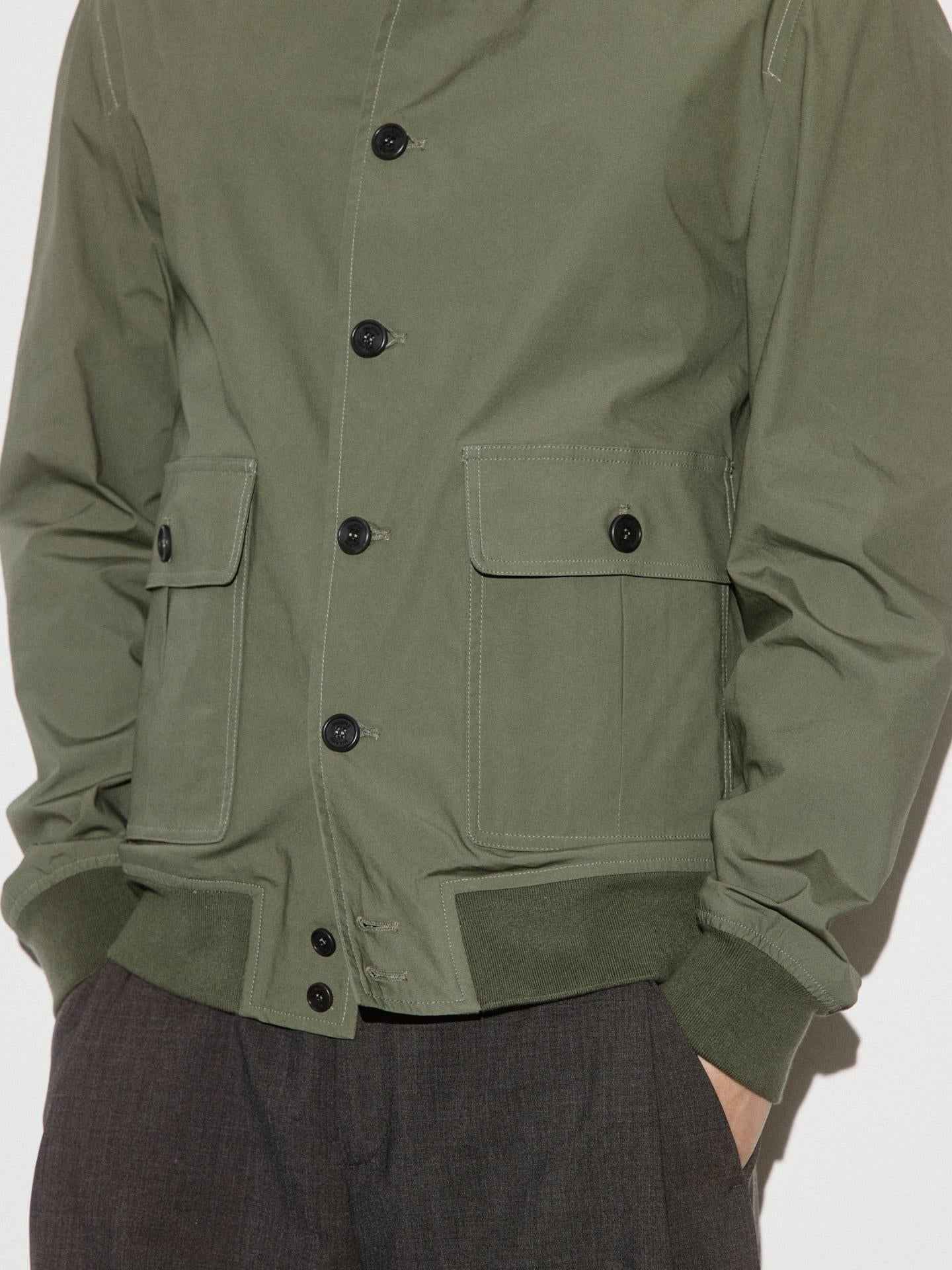 Grön Valstarino Cotton Jacket