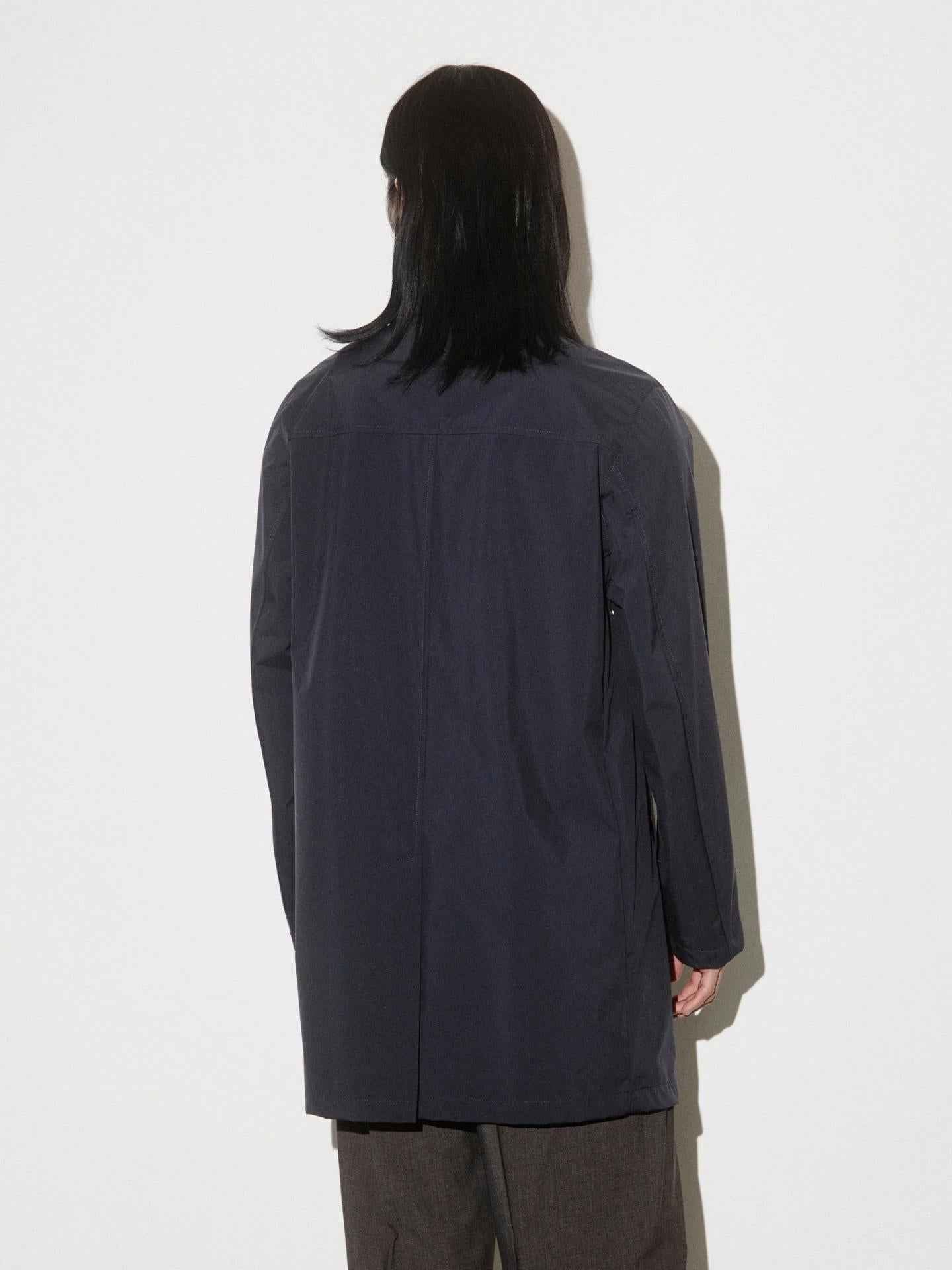 Navy Packable Milano Coat
