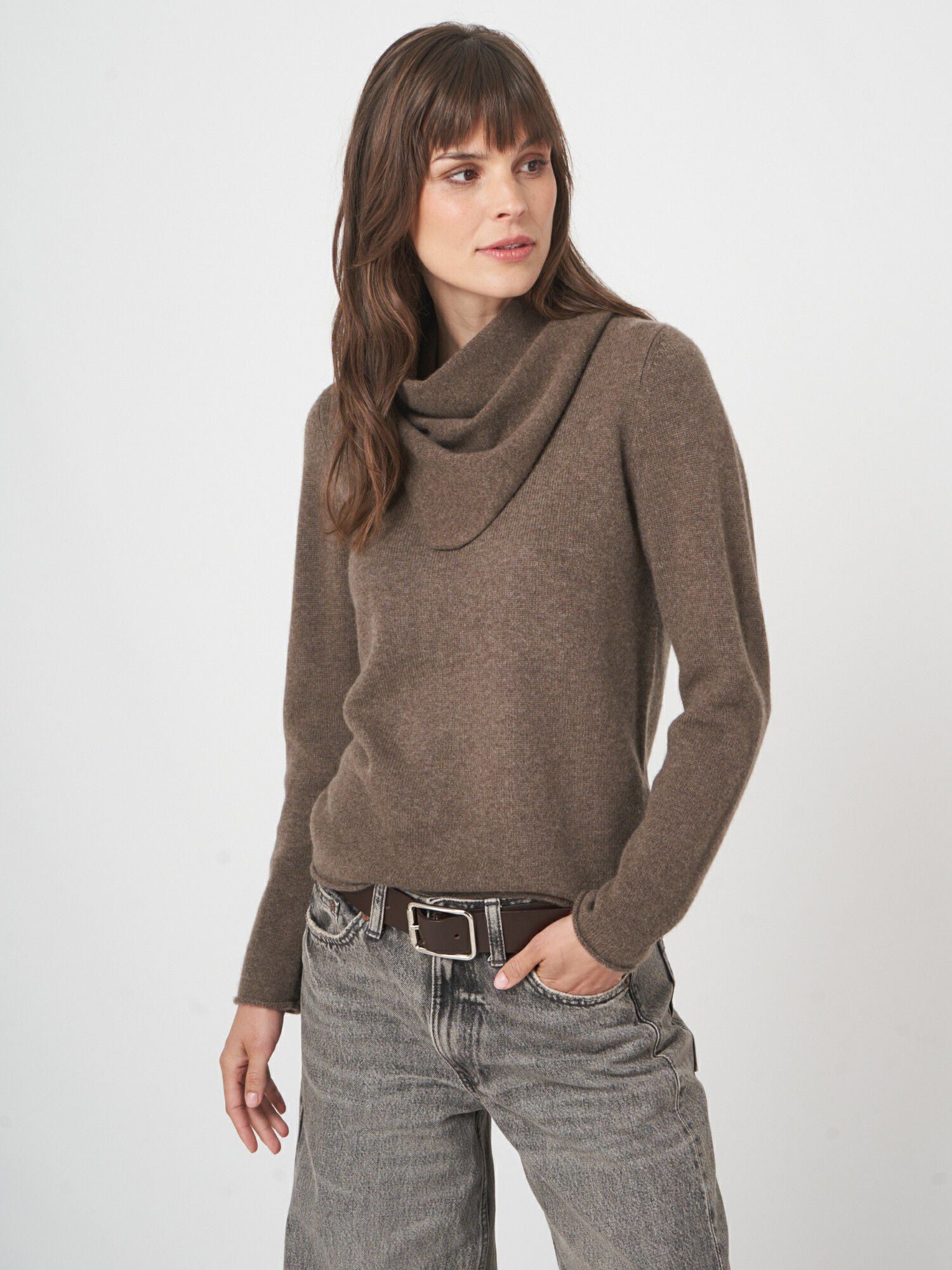 Stickad Bandana i Cashmere - Stenströms Store