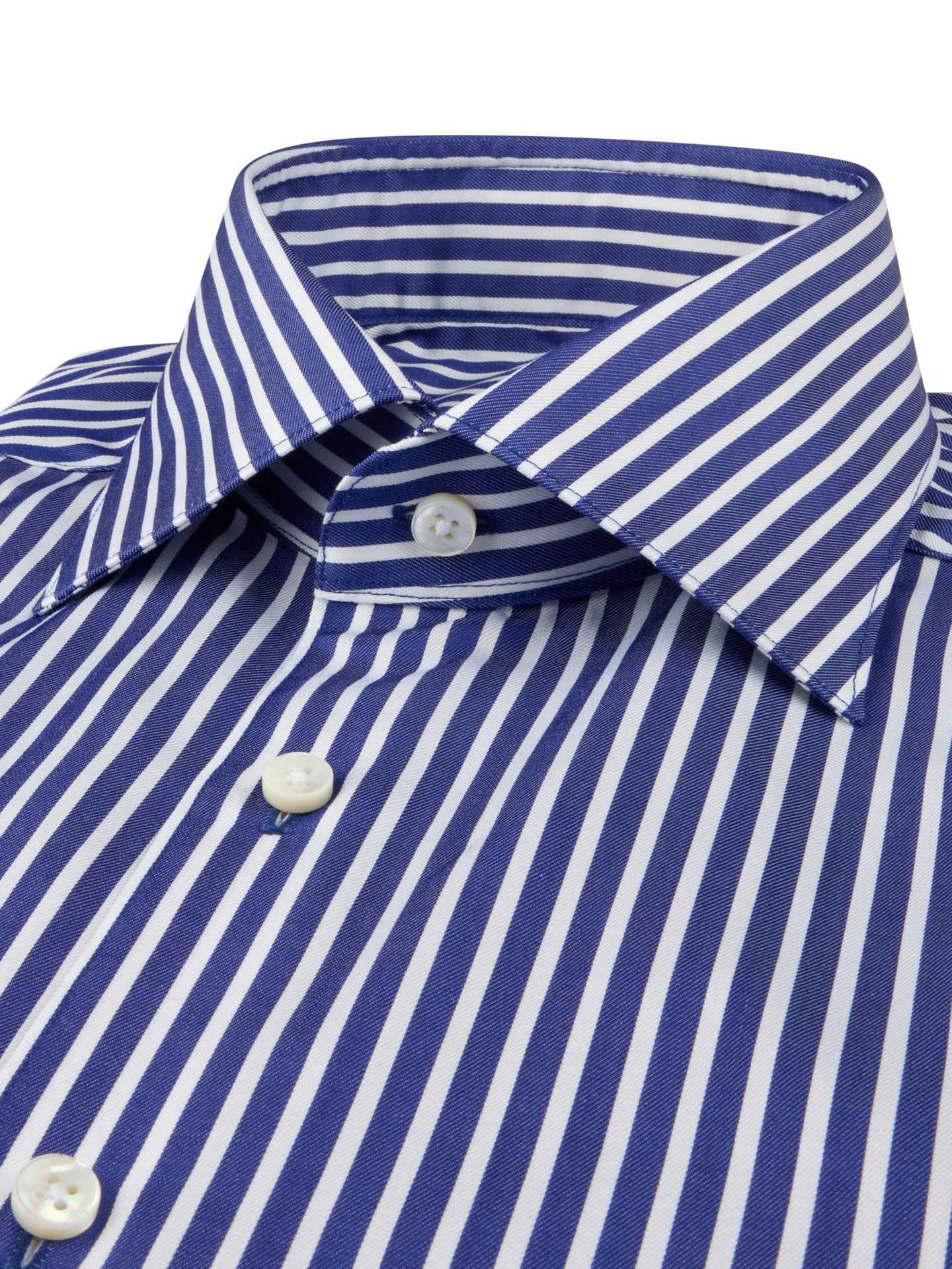 Regular Randig Twillskjorta (Kopia)