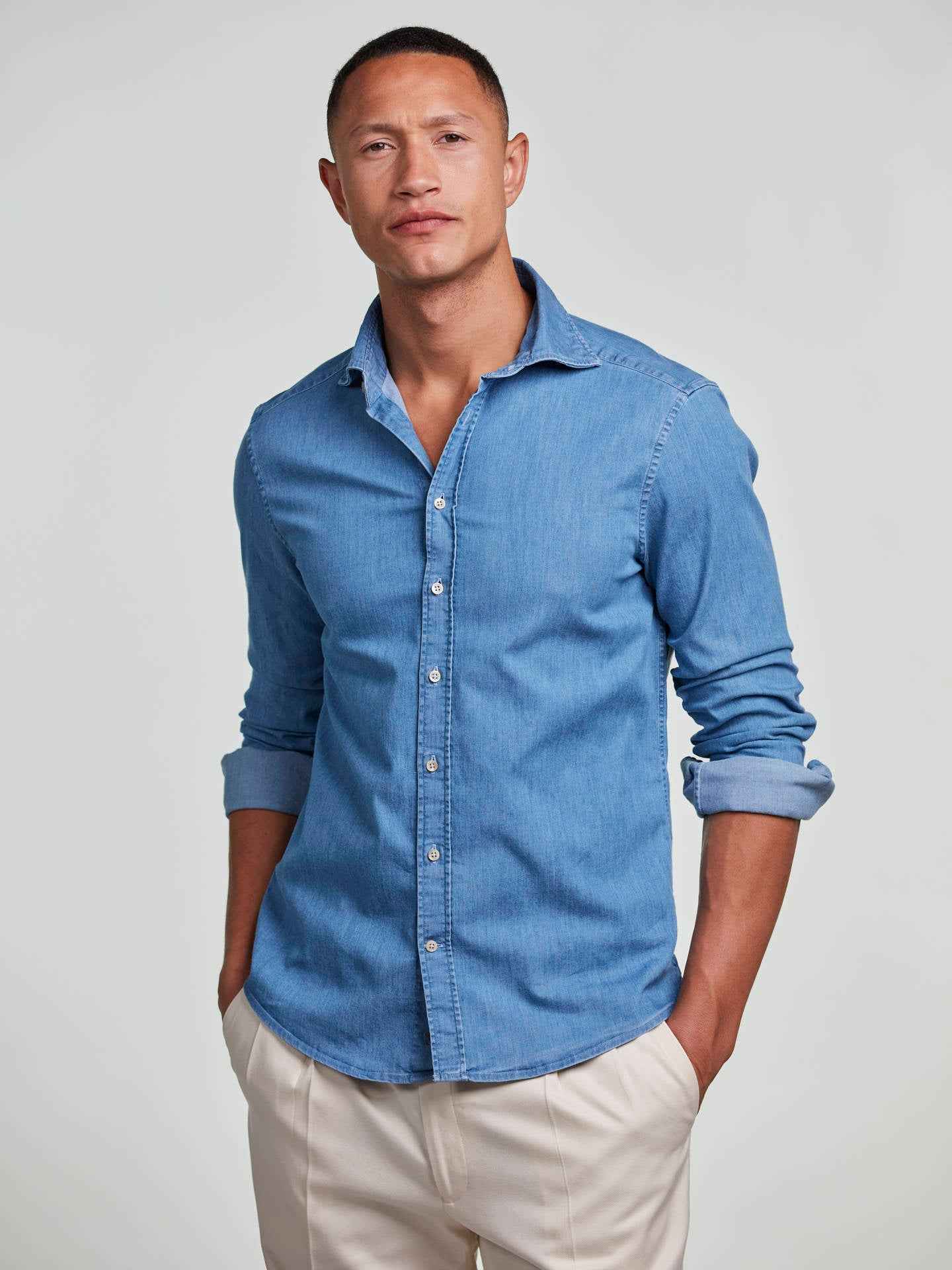 Slimline Denimskjorta