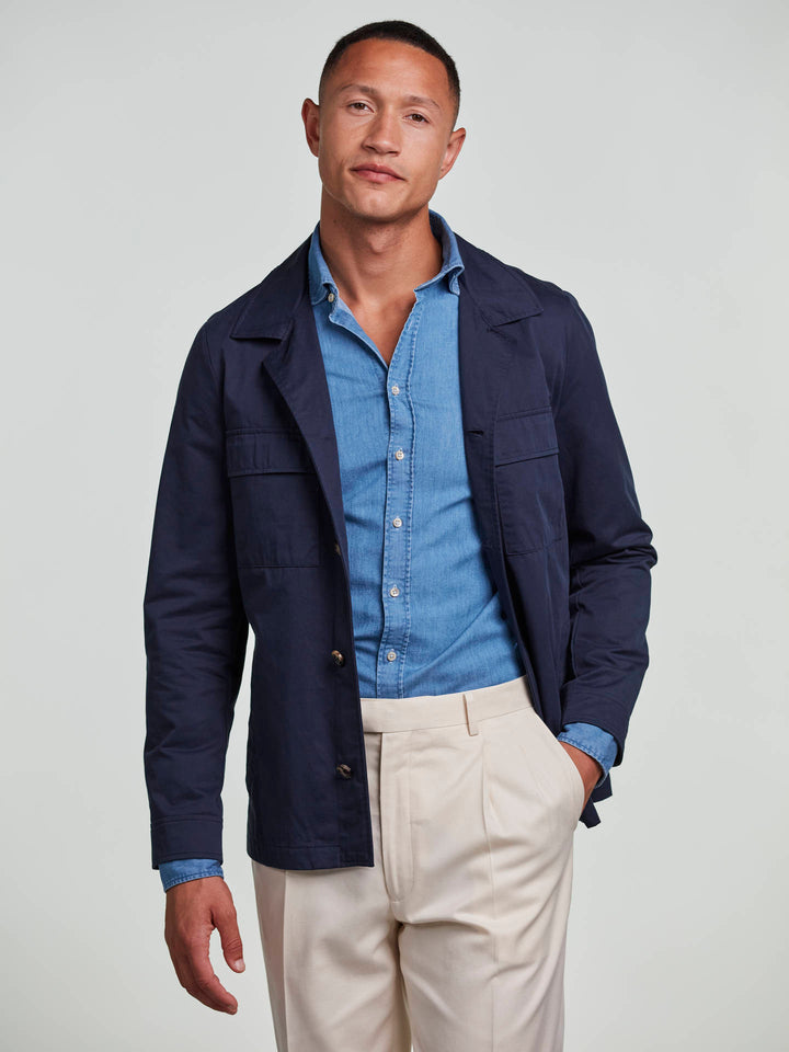 Slimline Denimskjorta - Stenströms Store