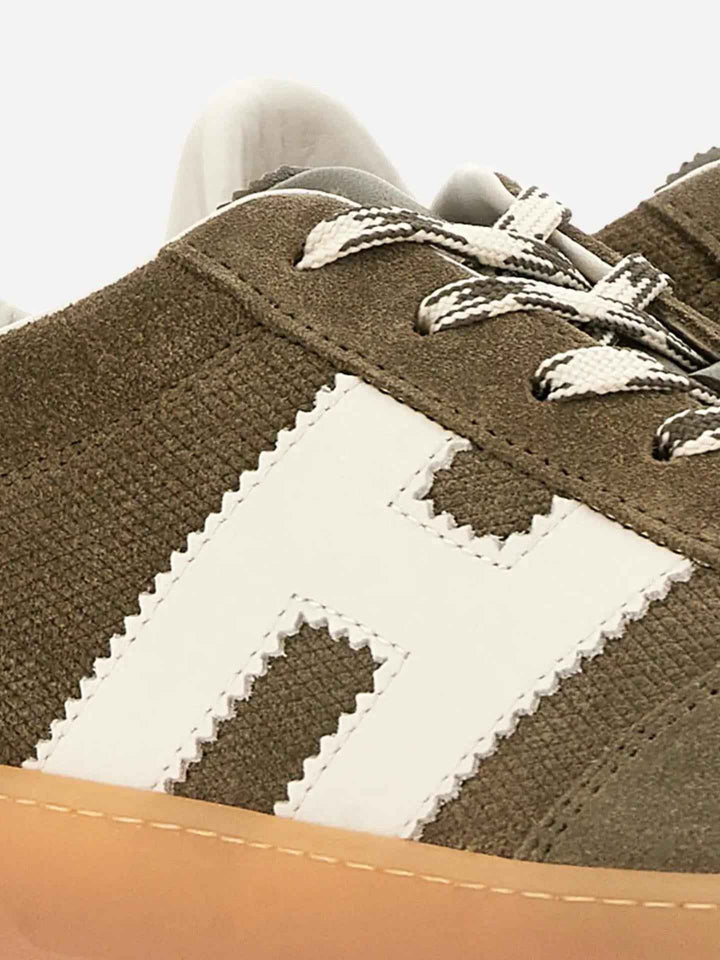 Green Hogan Cool Suede Sneaker