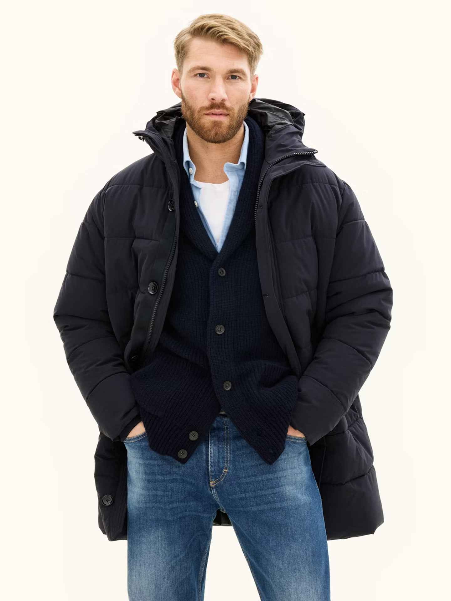 Regular Fit Vadderad Parkas