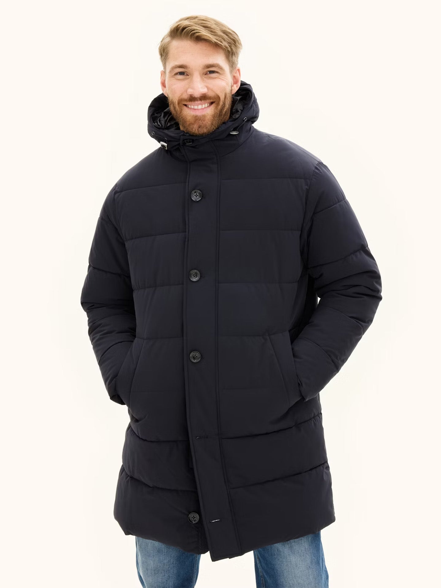 Regular Fit Vadderad Parkas - Stenströms Store