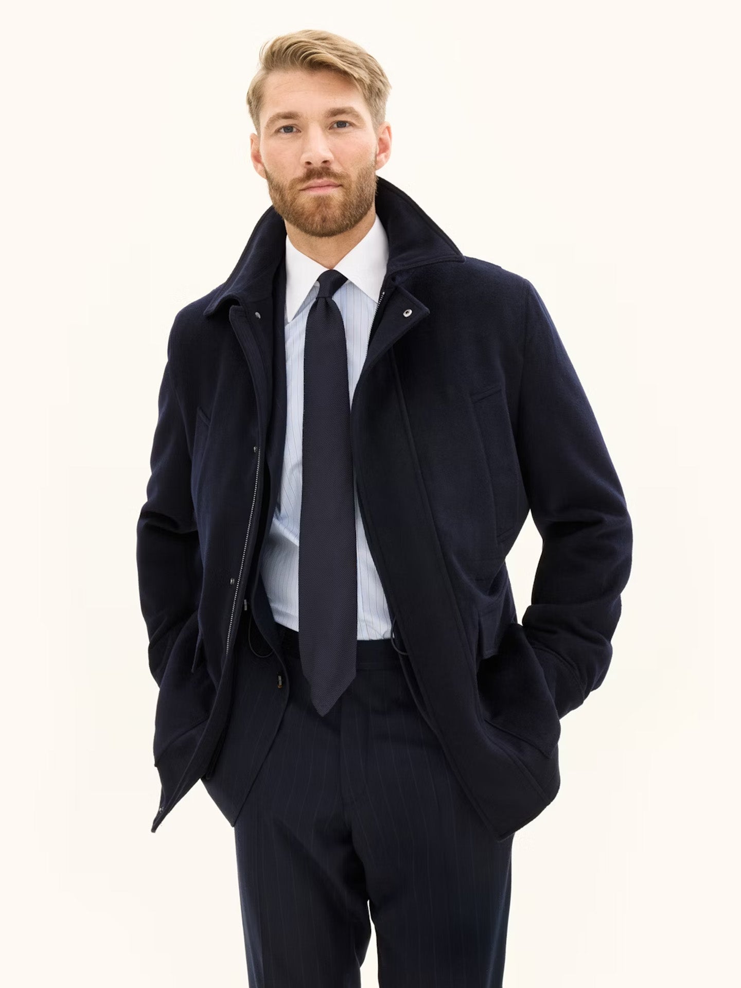 Fältjacka i borstad ull - Stenströms Store