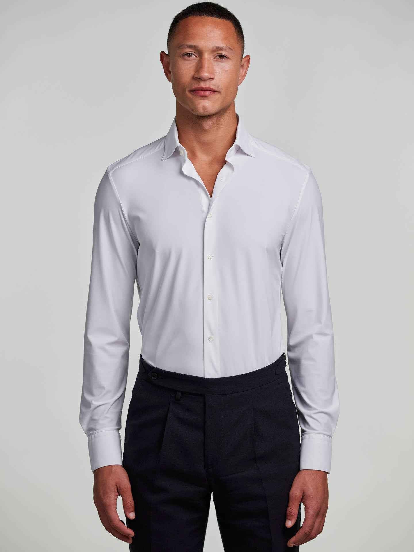 Slimline Jerseyskjorta