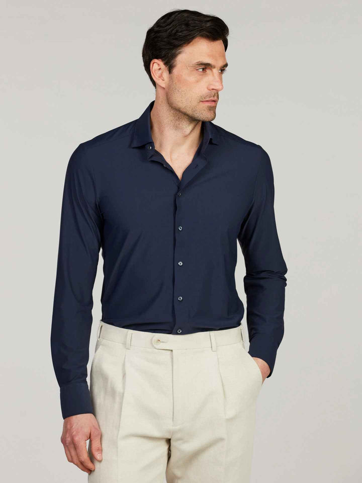 Mörkblå Active Jerseyskjorta