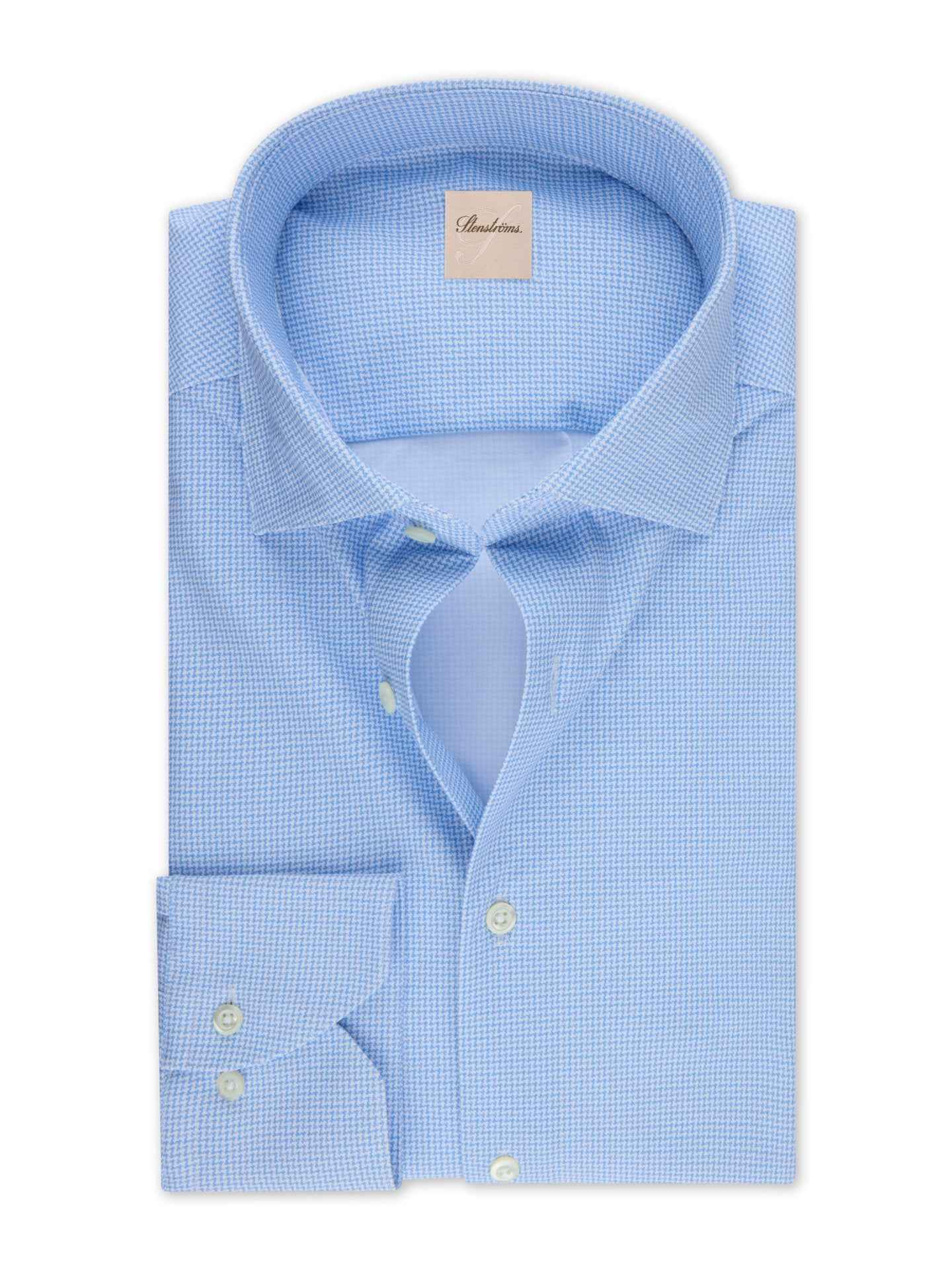 Slimline Mönstrad Jerseyskjorta