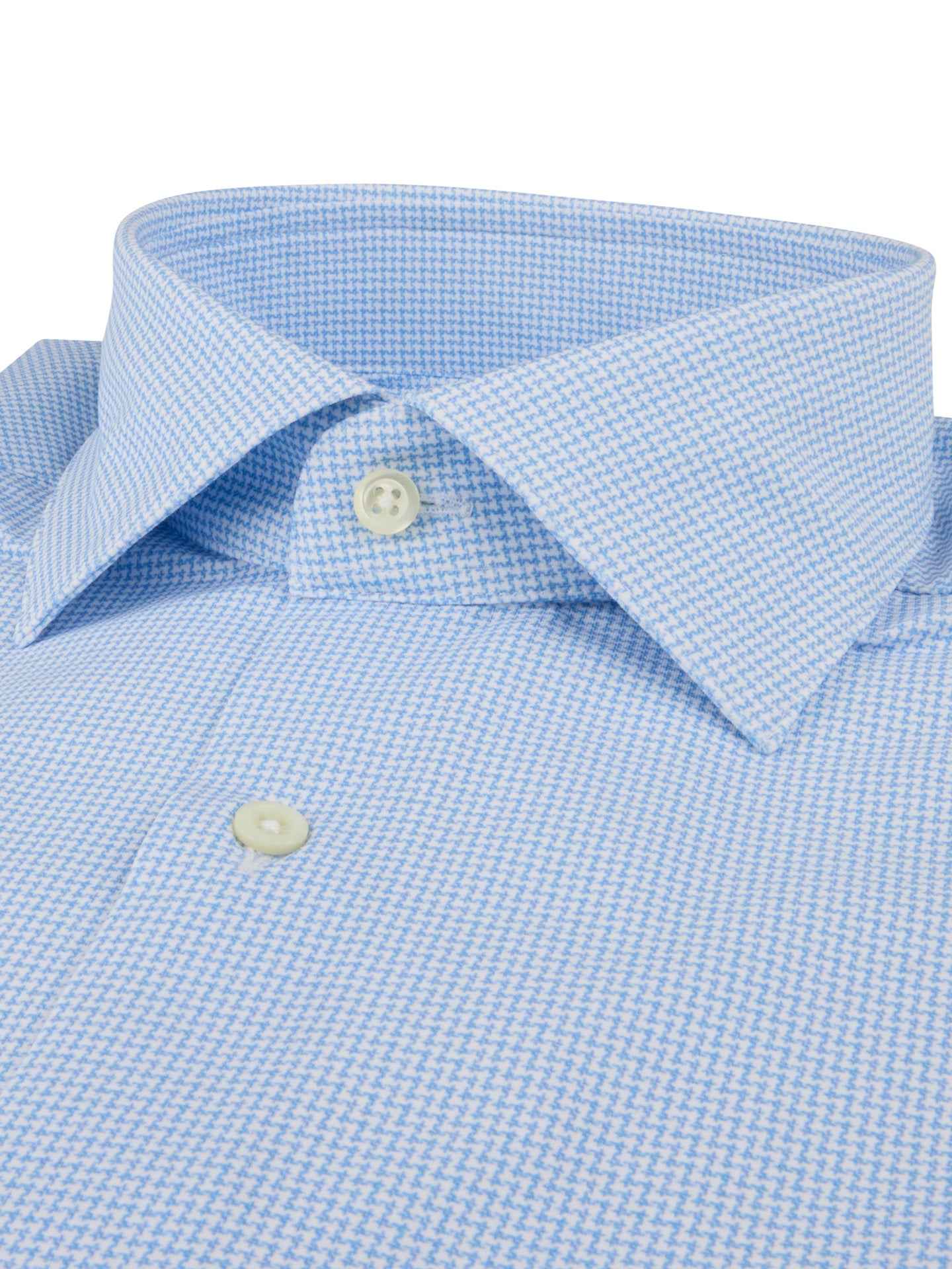 Slimline Mönstrad Jerseyskjorta