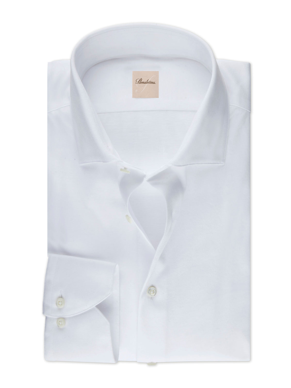 White Cotton Jersey Shirt