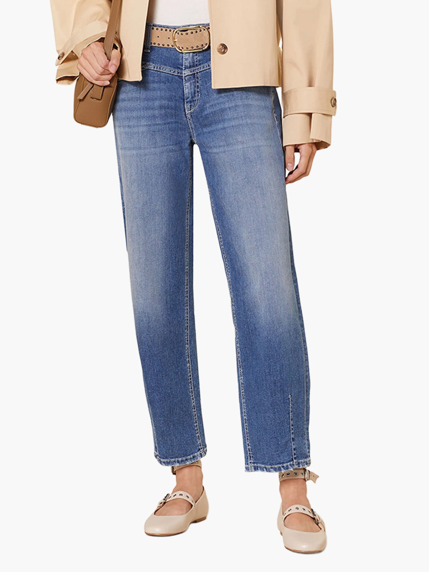 Elin O-Shape Cropped Jeans - Stenströms Store