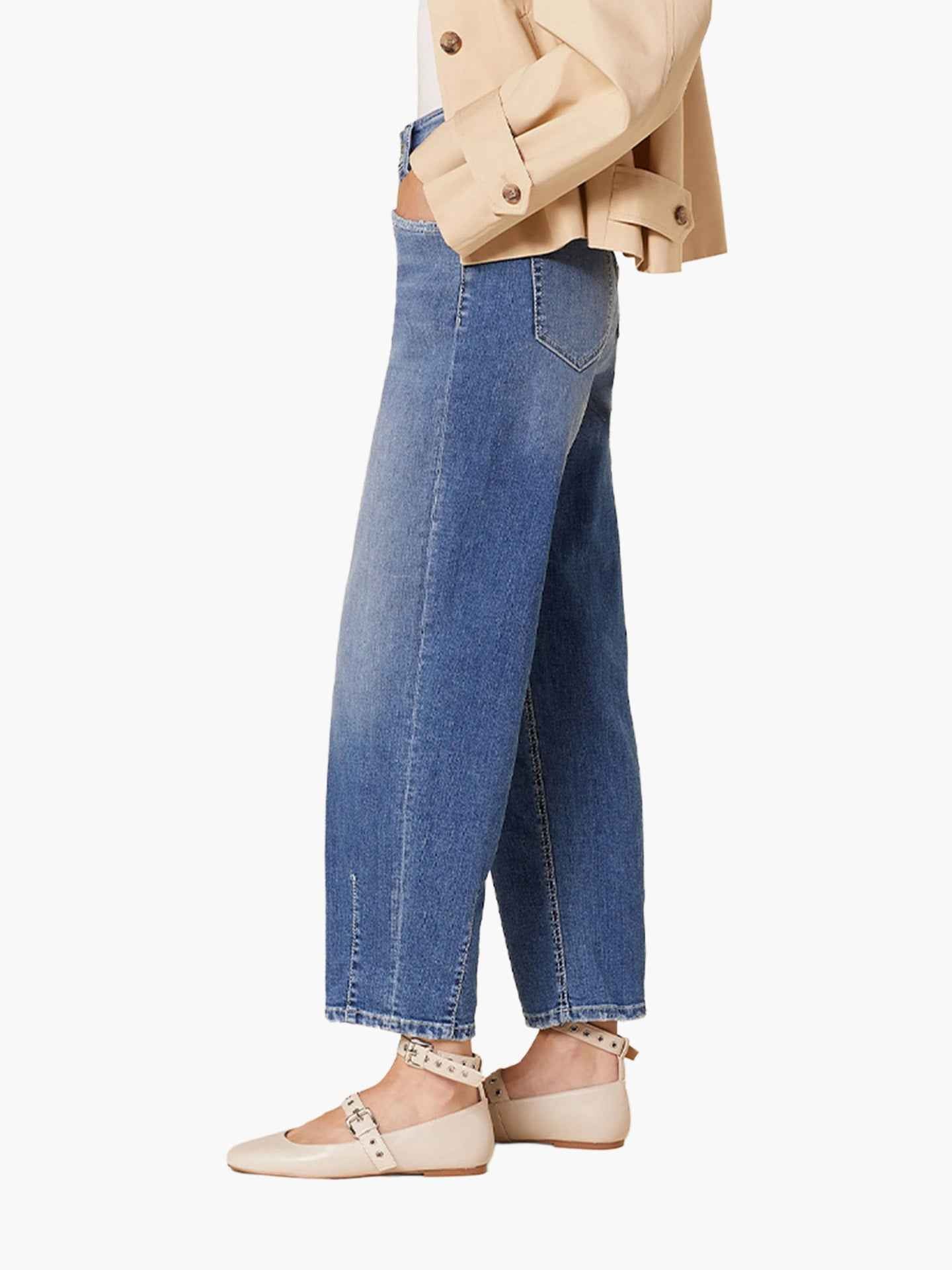Elin O-Shape Cropped Jeans