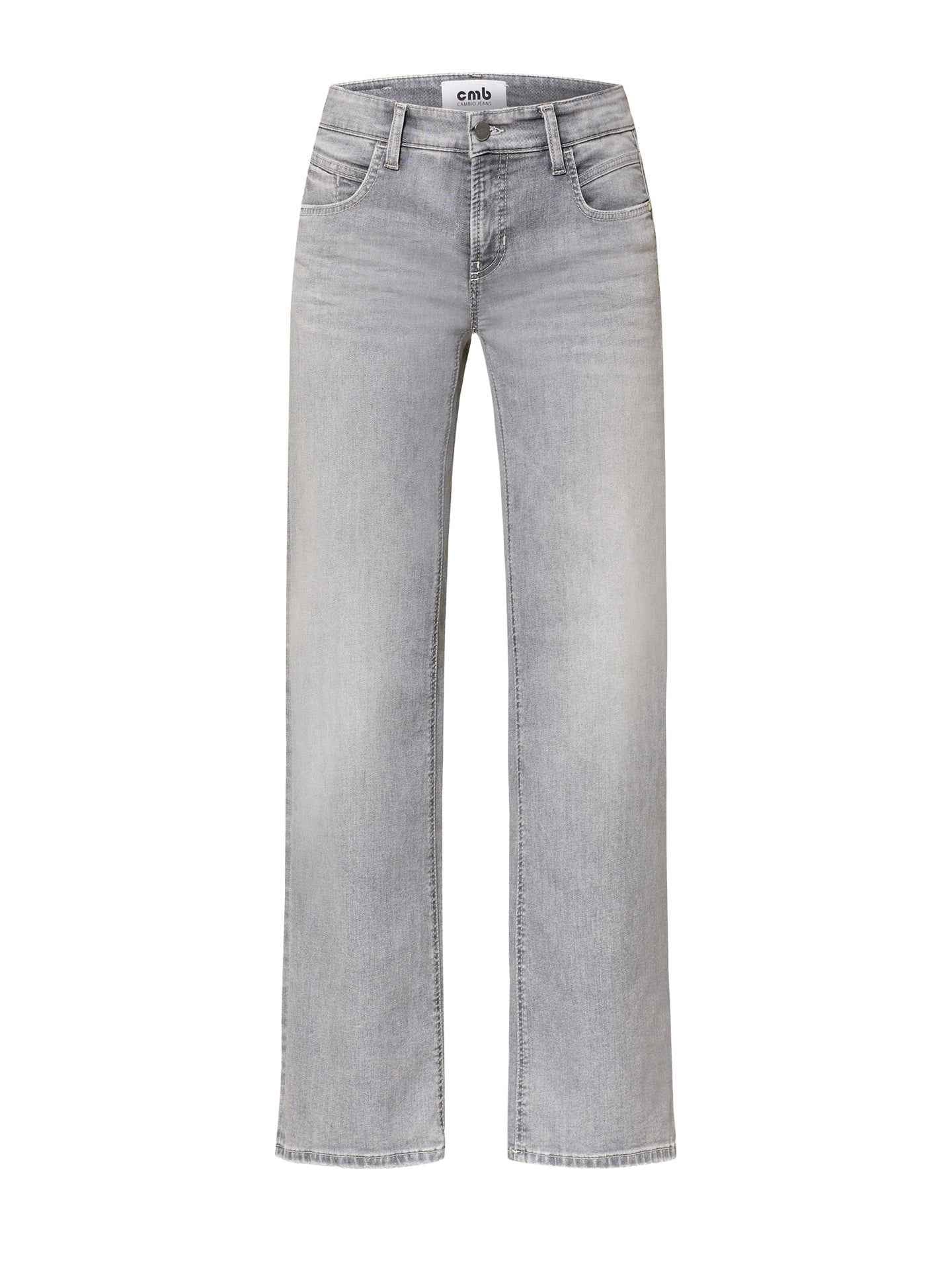 Ljusgrå Tess Straight Fit Jeans - Cambio