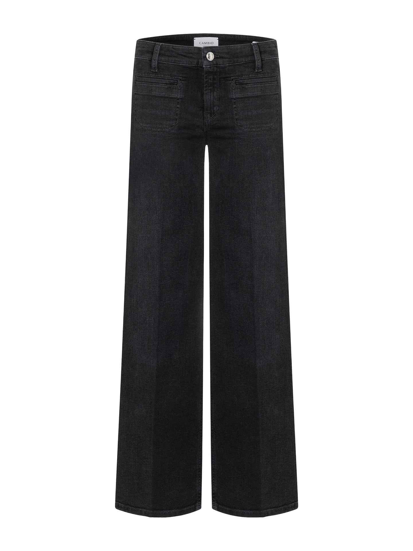 Tess Straight Patch Pocket Jeans