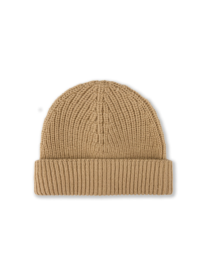 Beige Mössa i Merinoull - Stenströms