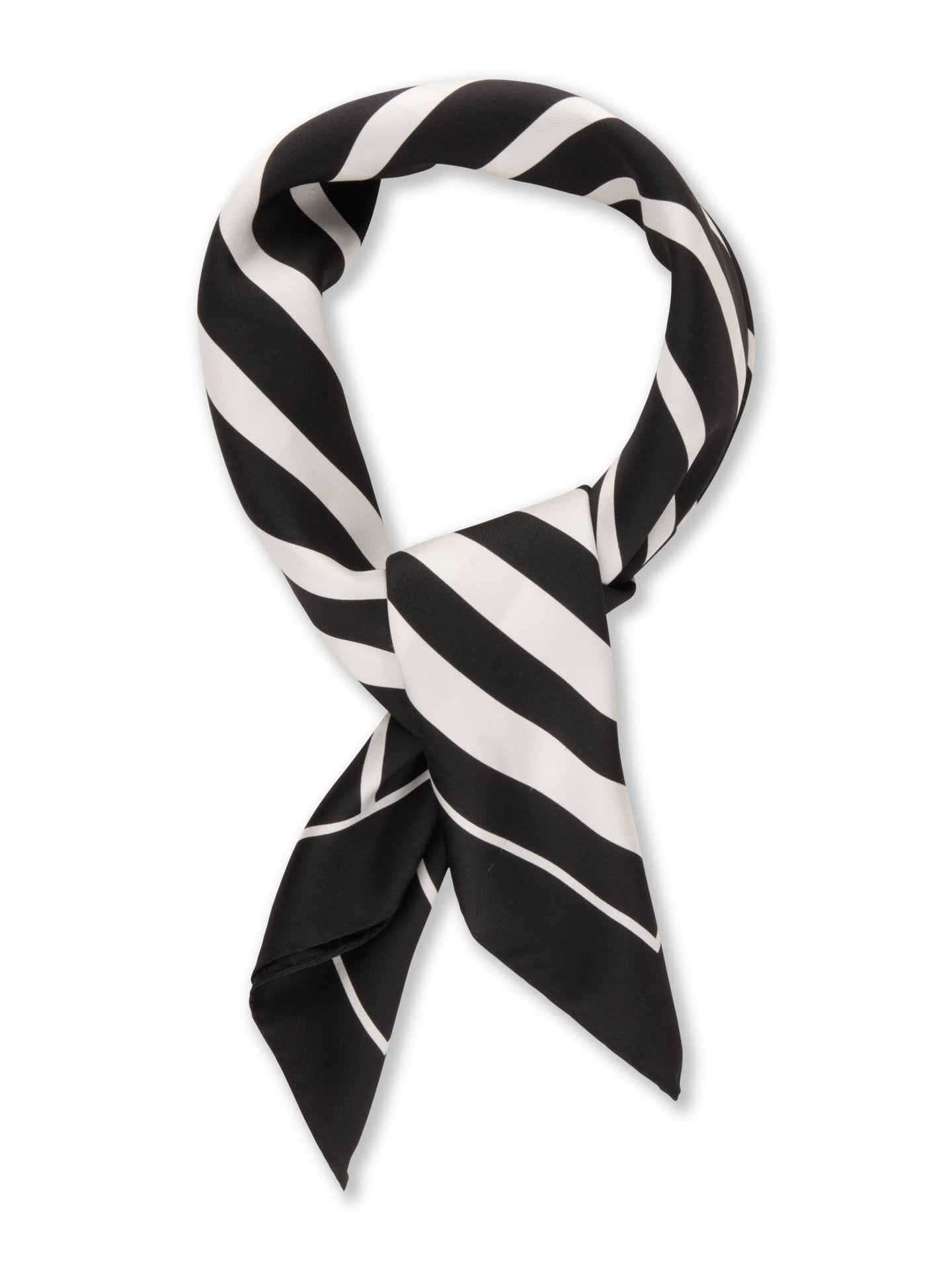 Randig 65x65cm Sidenscarf