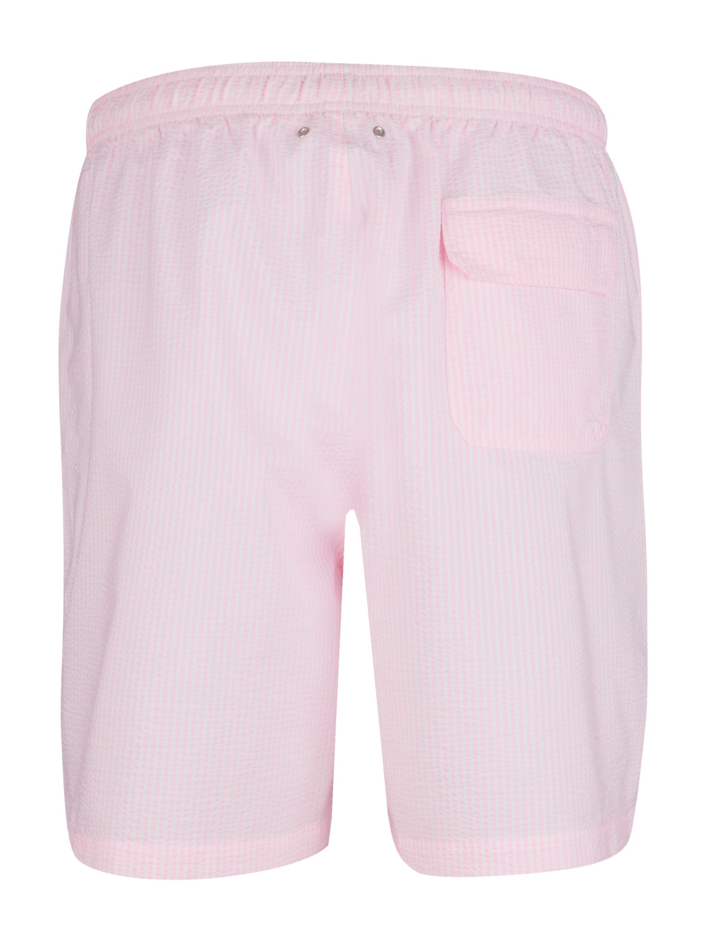 Ljusrosa Randiga Bäckebölja Badshorts