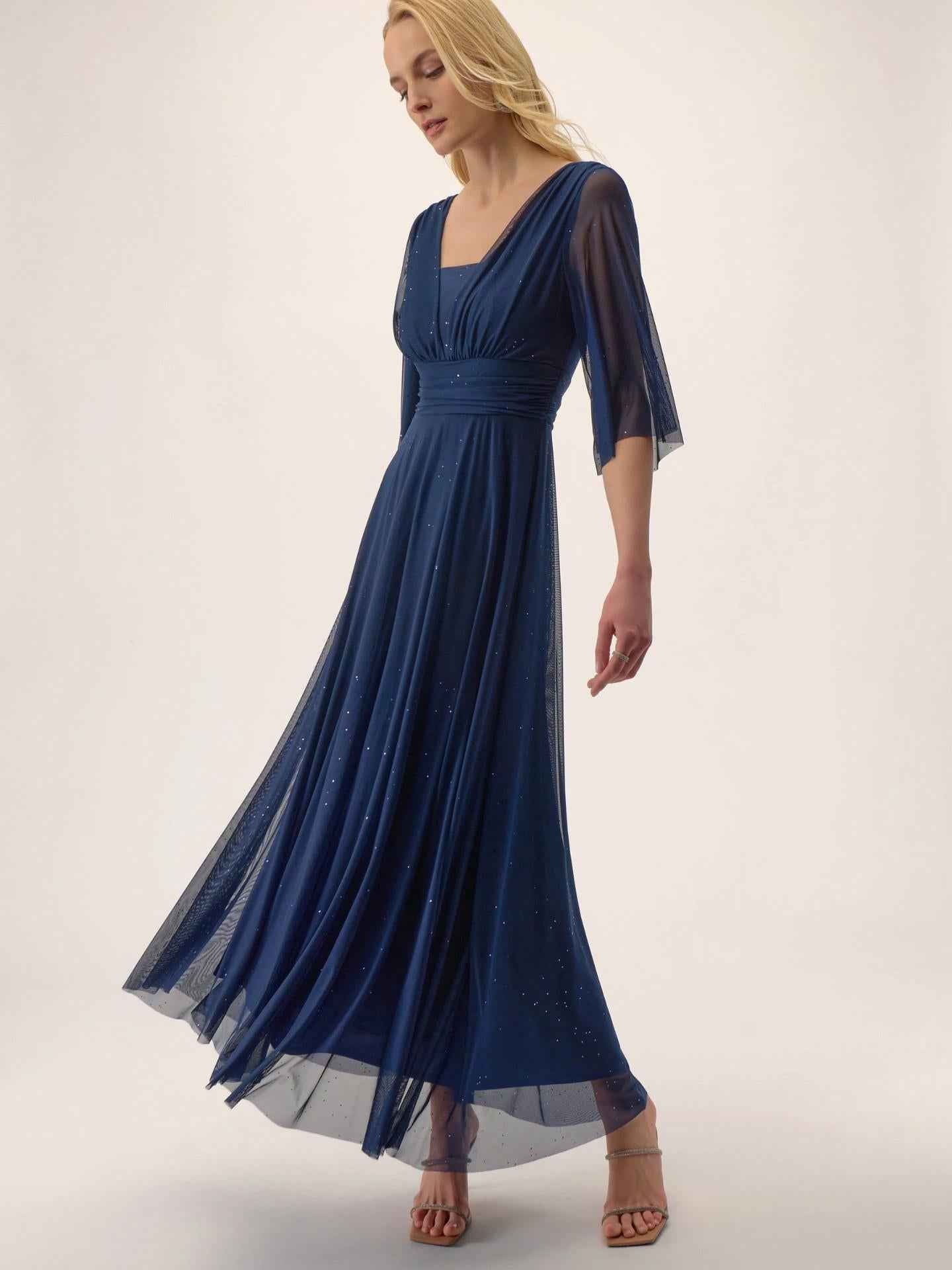 A-linje Mesh Maxiklänning