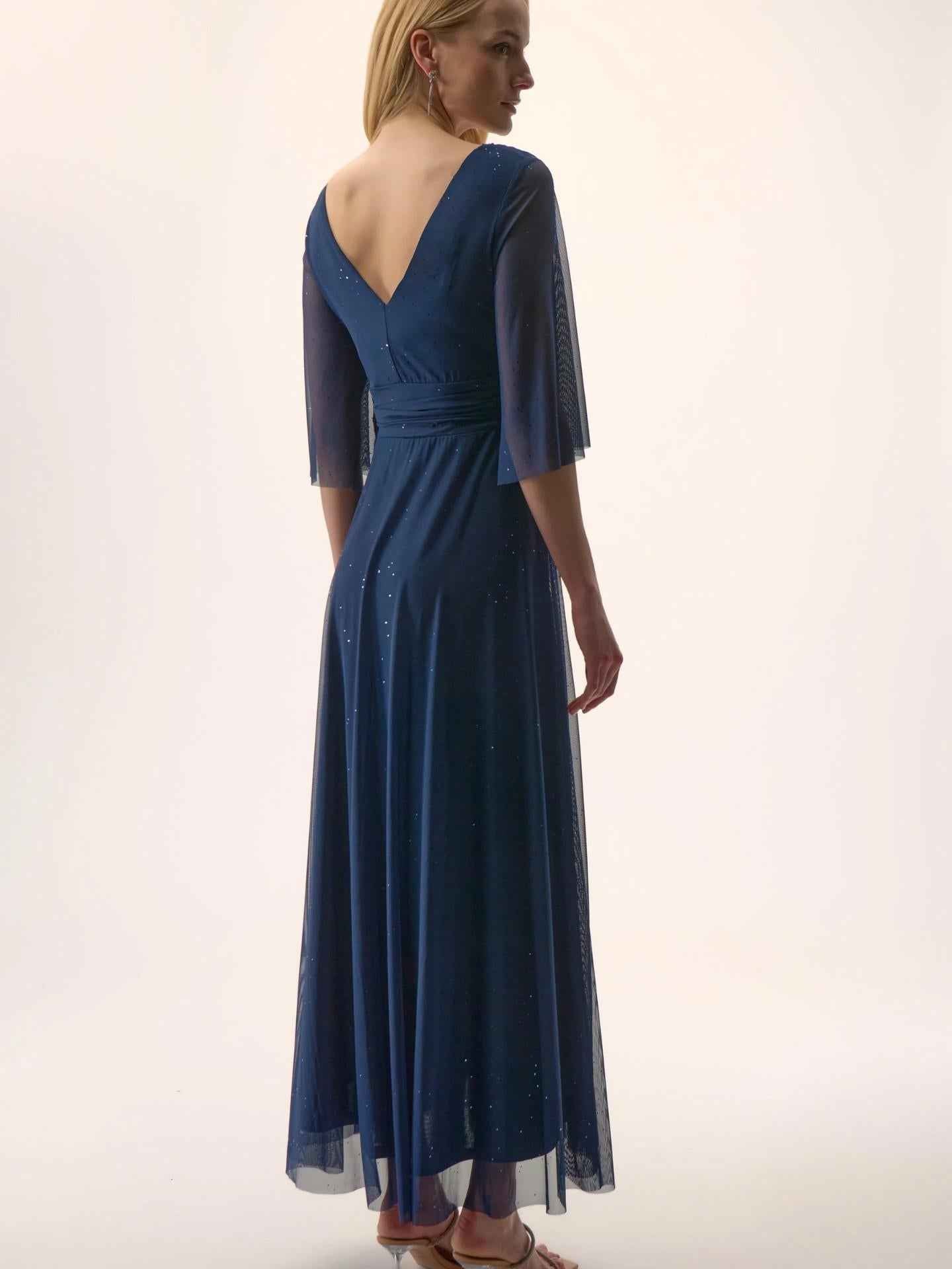 A-linje Mesh Maxiklänning