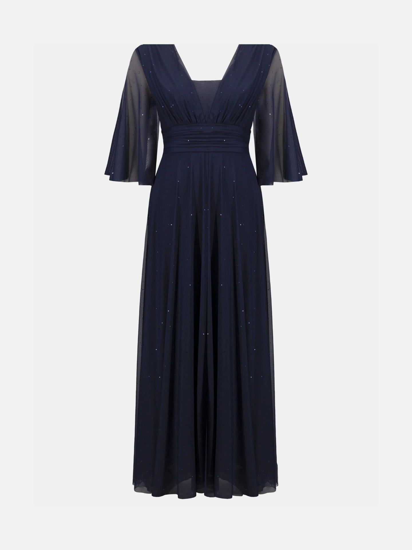 A-linje Mesh Maxiklänning - Stenströms Store