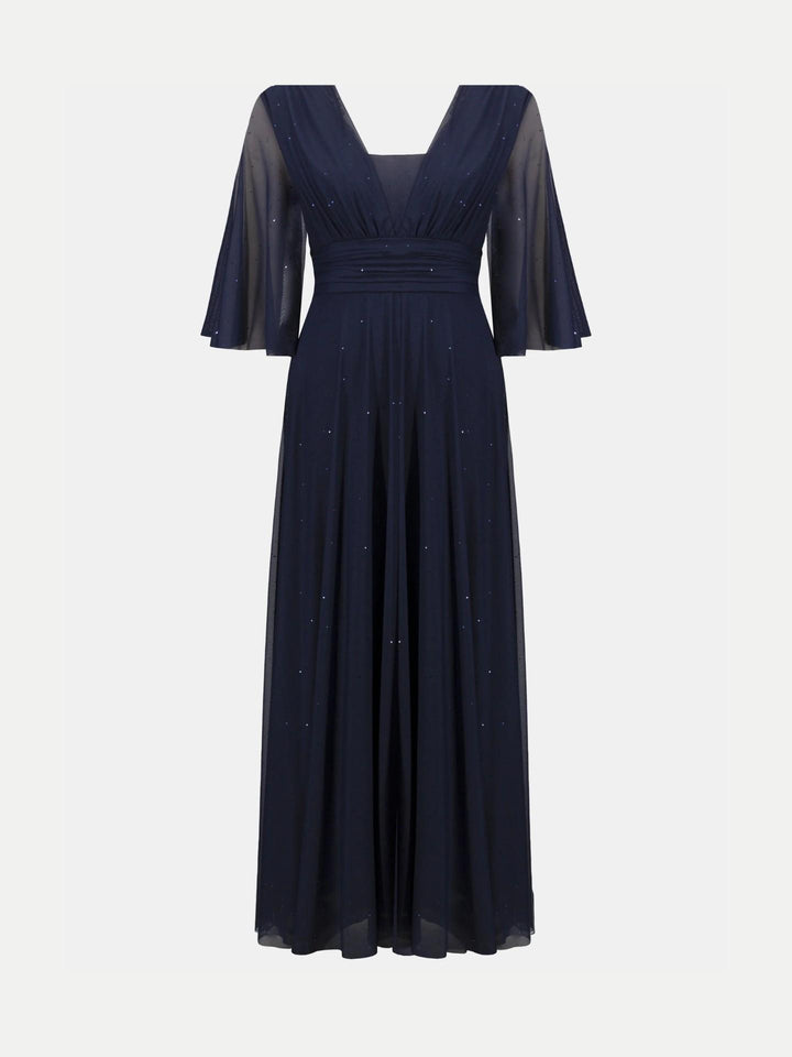 A-linje Mesh Maxiklänning - Stenströms Store