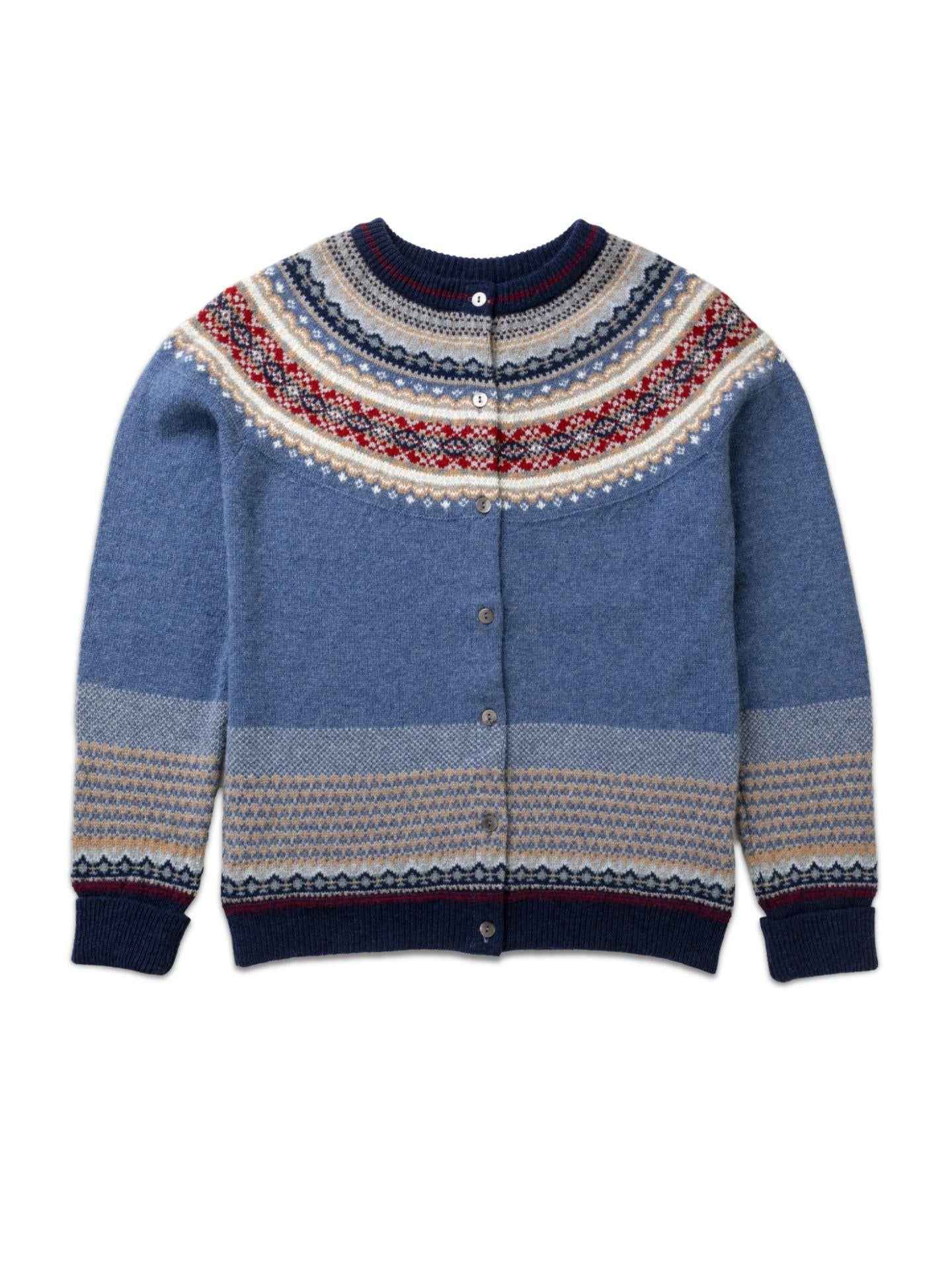 Alpine Fair Isle Short Cardigan