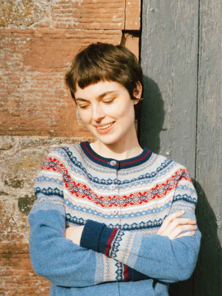 Alpine Fair Isle Short Cardigan