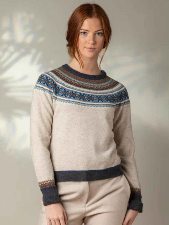 Alpine Fair Isle Short Sweater
