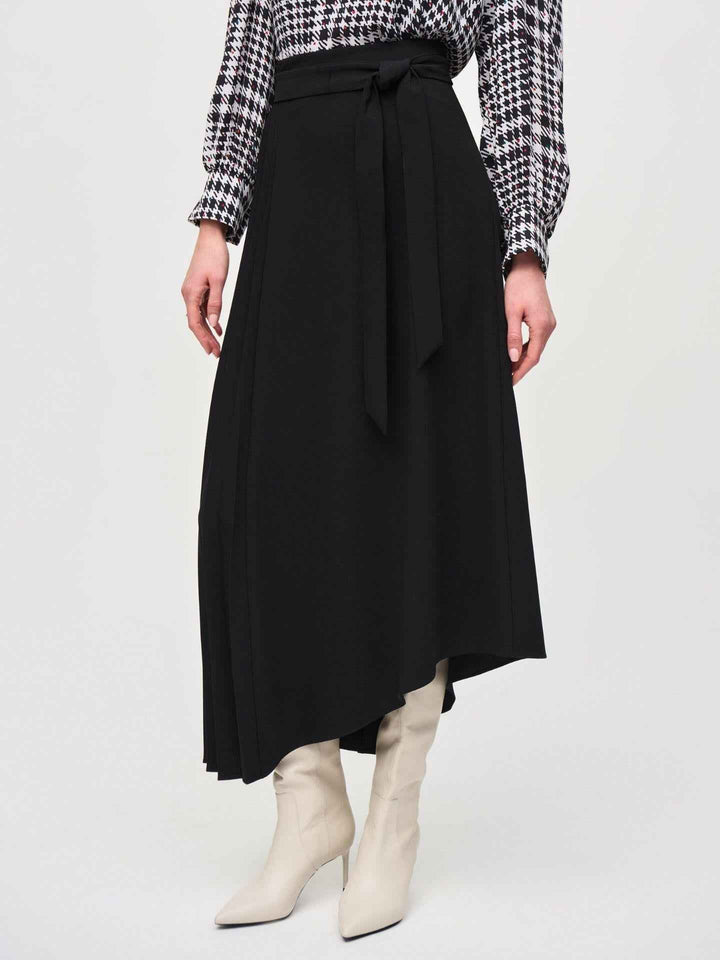 Asymmetrisk Crepe Kjol