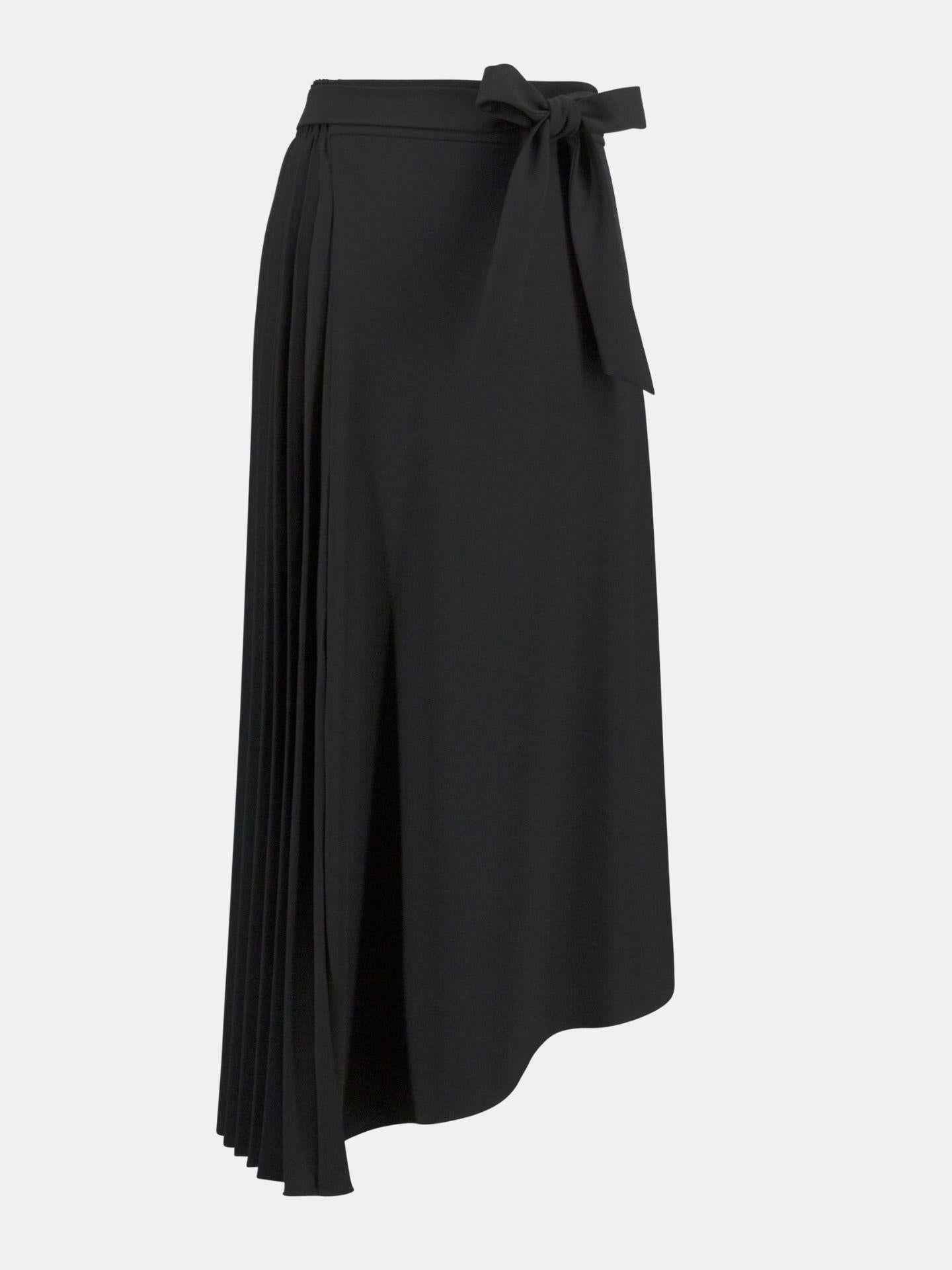 Asymmetrisk Crepe Kjol