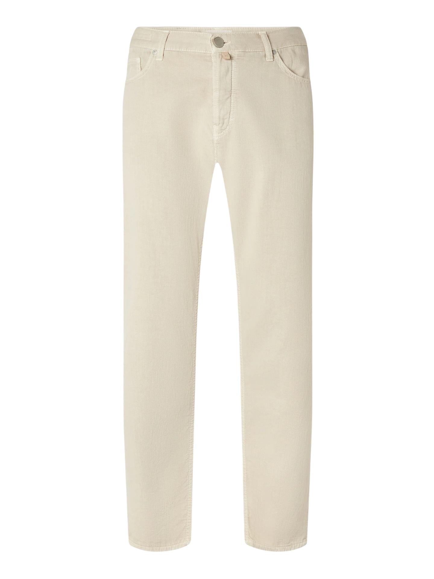Beige Edo Regular-Straight 5-pocket Byxa - Jacob Cohen
