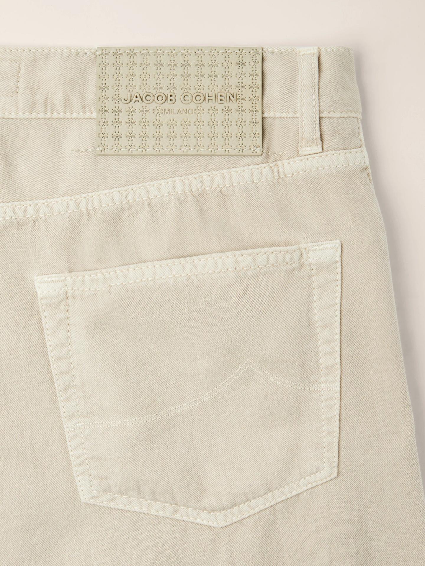 Beige Edo Regular-Straight 5-pocket Byxa - Jacob Cohen