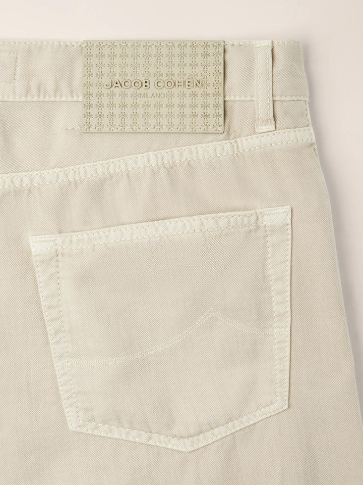 Beige Edo Regular-Straight 5-pocket Byxa - Jacob Cohen