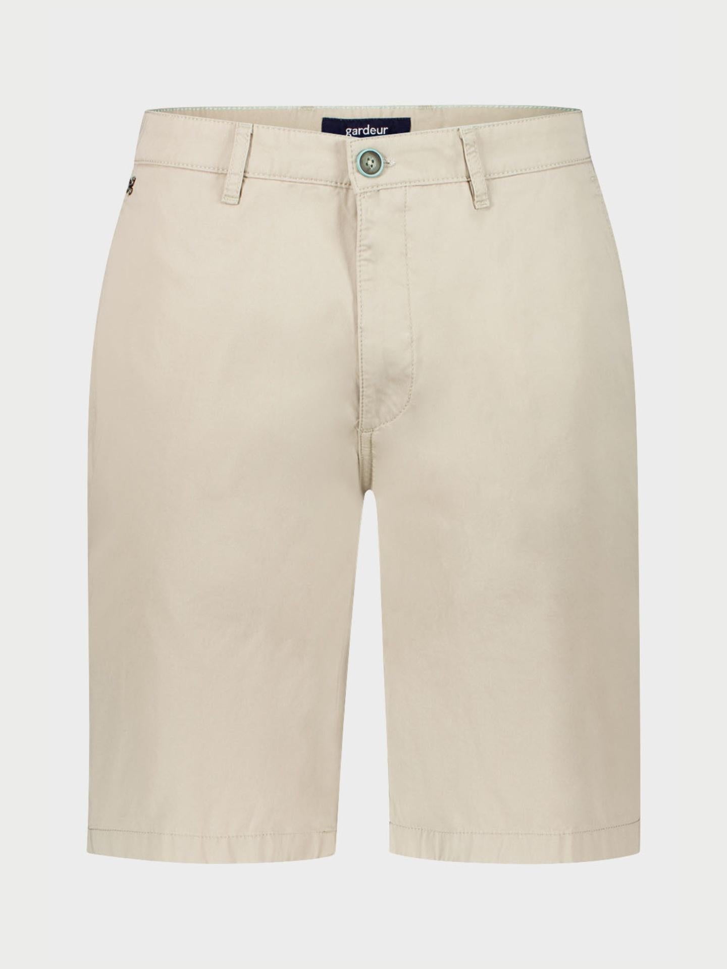 Beige Modern Fit Bermudashorts - Gardeur