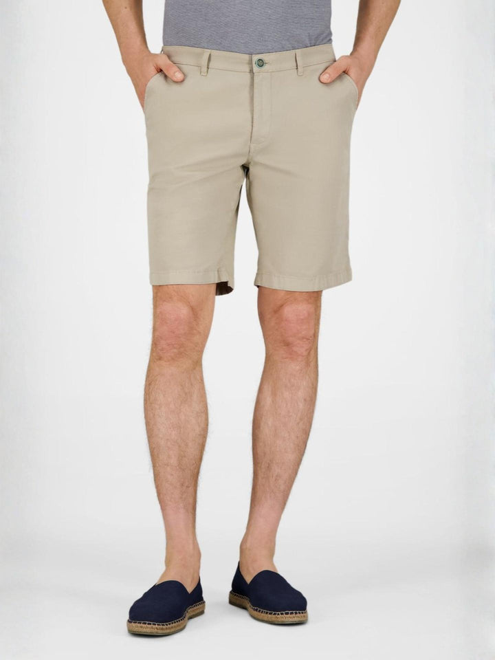 Beige Modern Fit Bermudashorts - Gardeur