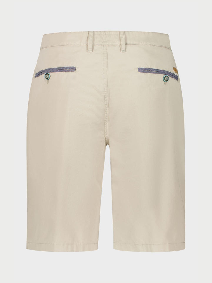 Beige Modern Fit Bermudashorts - Gardeur