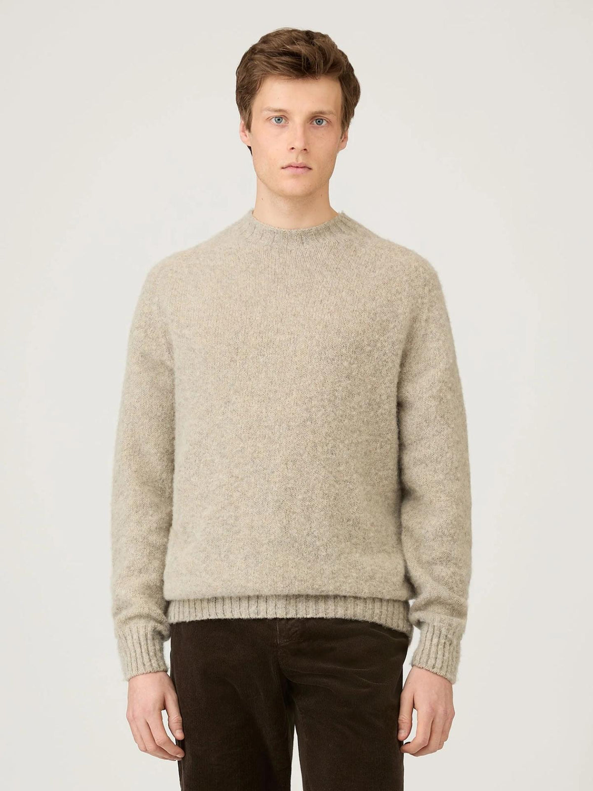 Shetland Crew Neck Jumper - Sunspel
