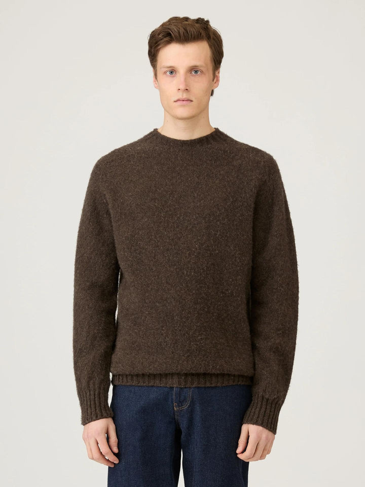 Shetland Crew Neck Jumper - Sunspel