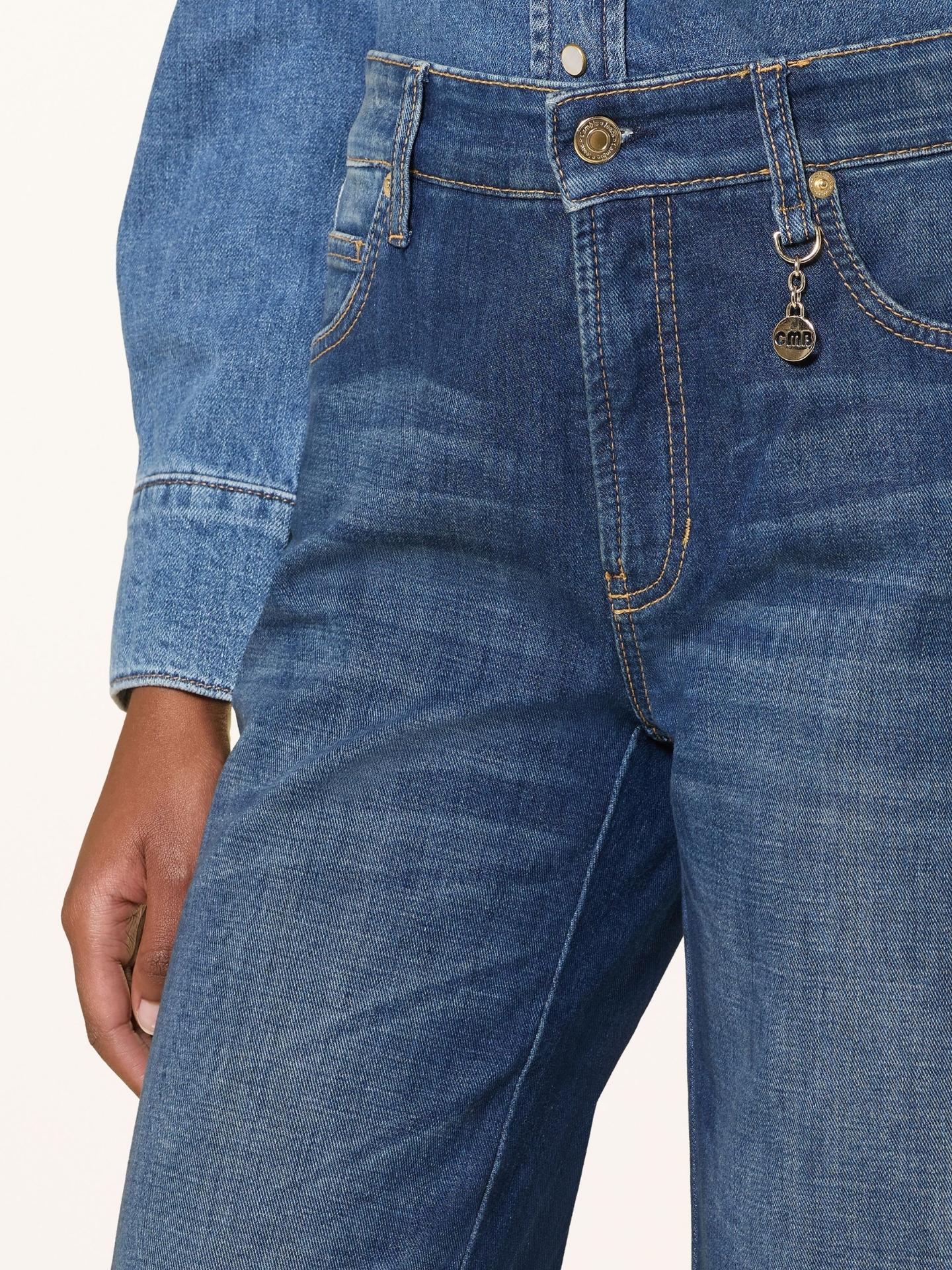Cambio - Blå Utsvängda Jeans Aimee