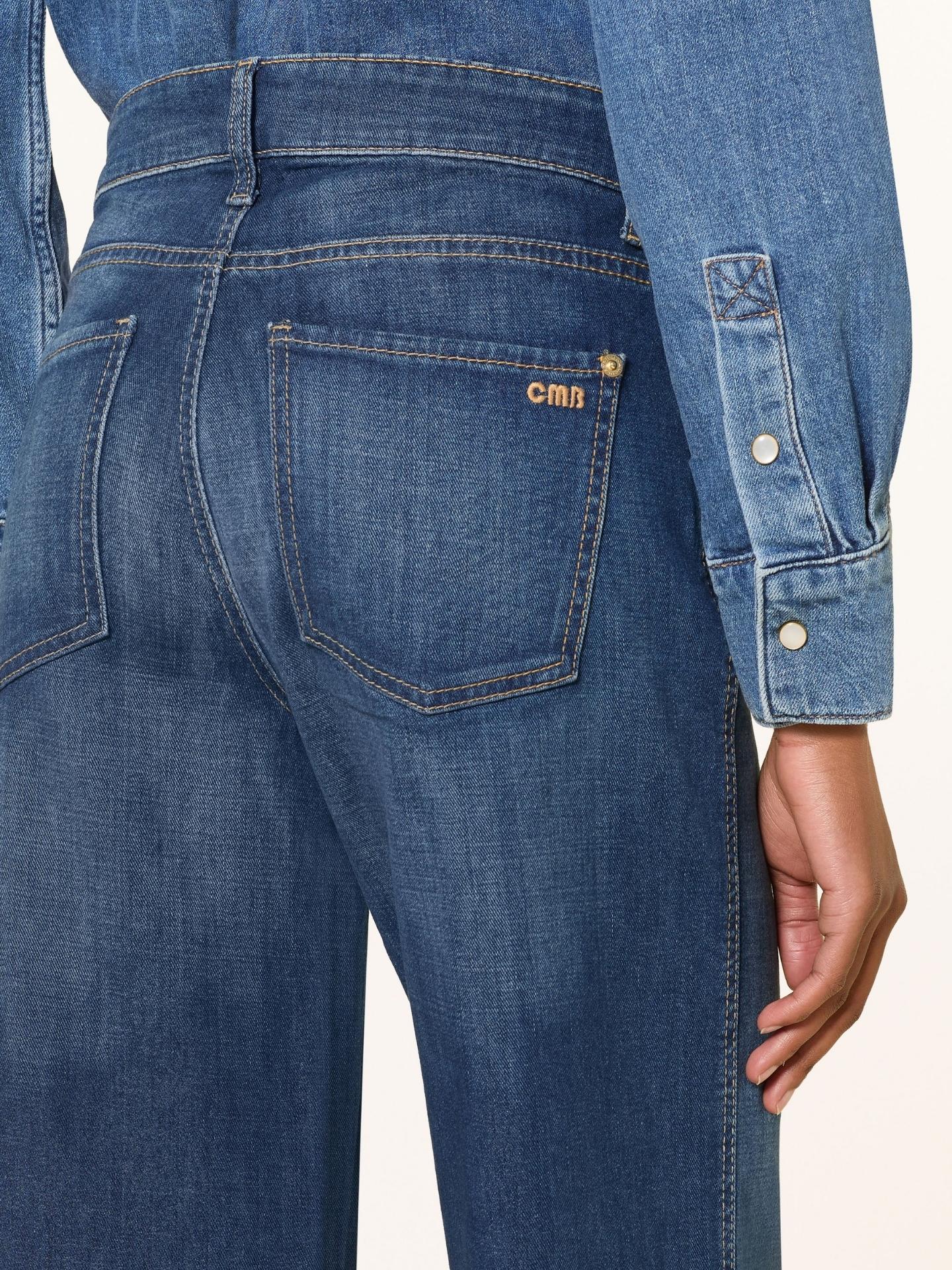 Cambio - Blå Utsvängda Jeans Aimee