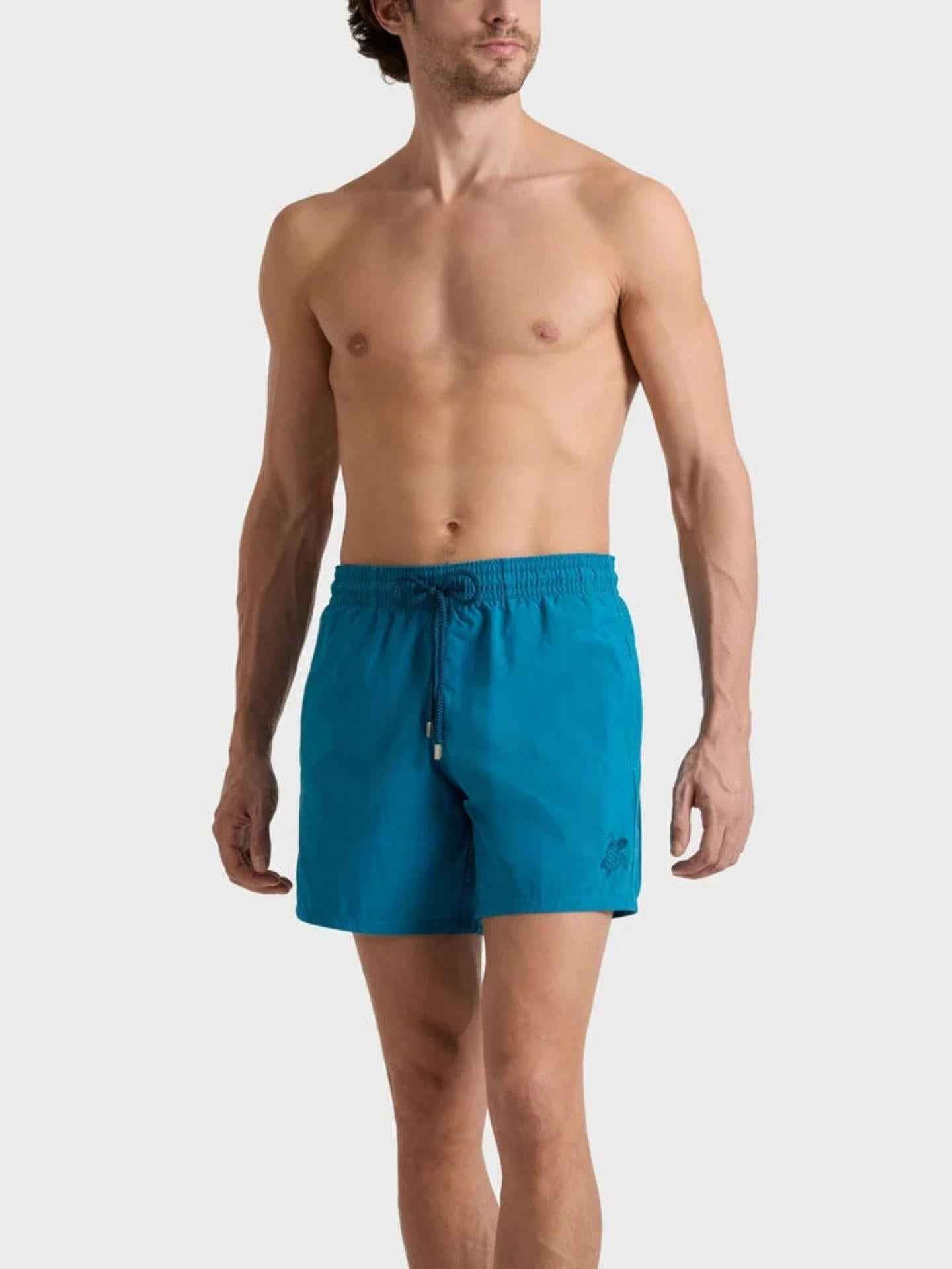 Blå Badshorts Water-reactive Micro Tortues