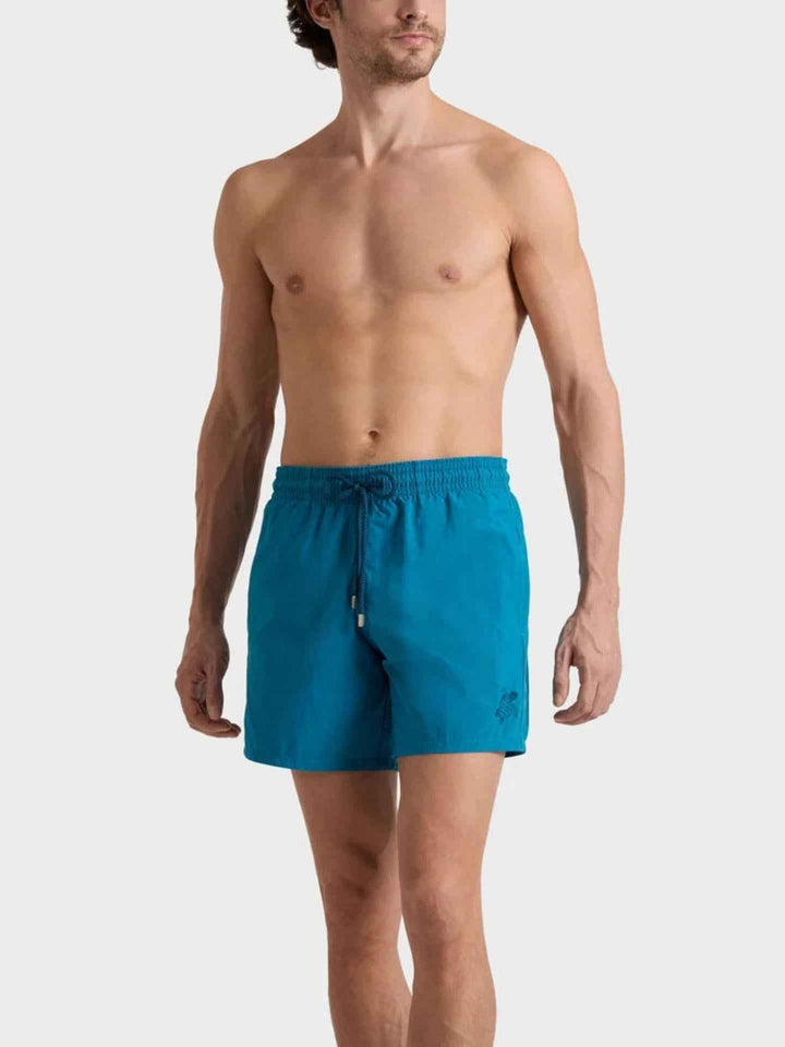 Blå Badshorts Water-reactive Micro Tortues