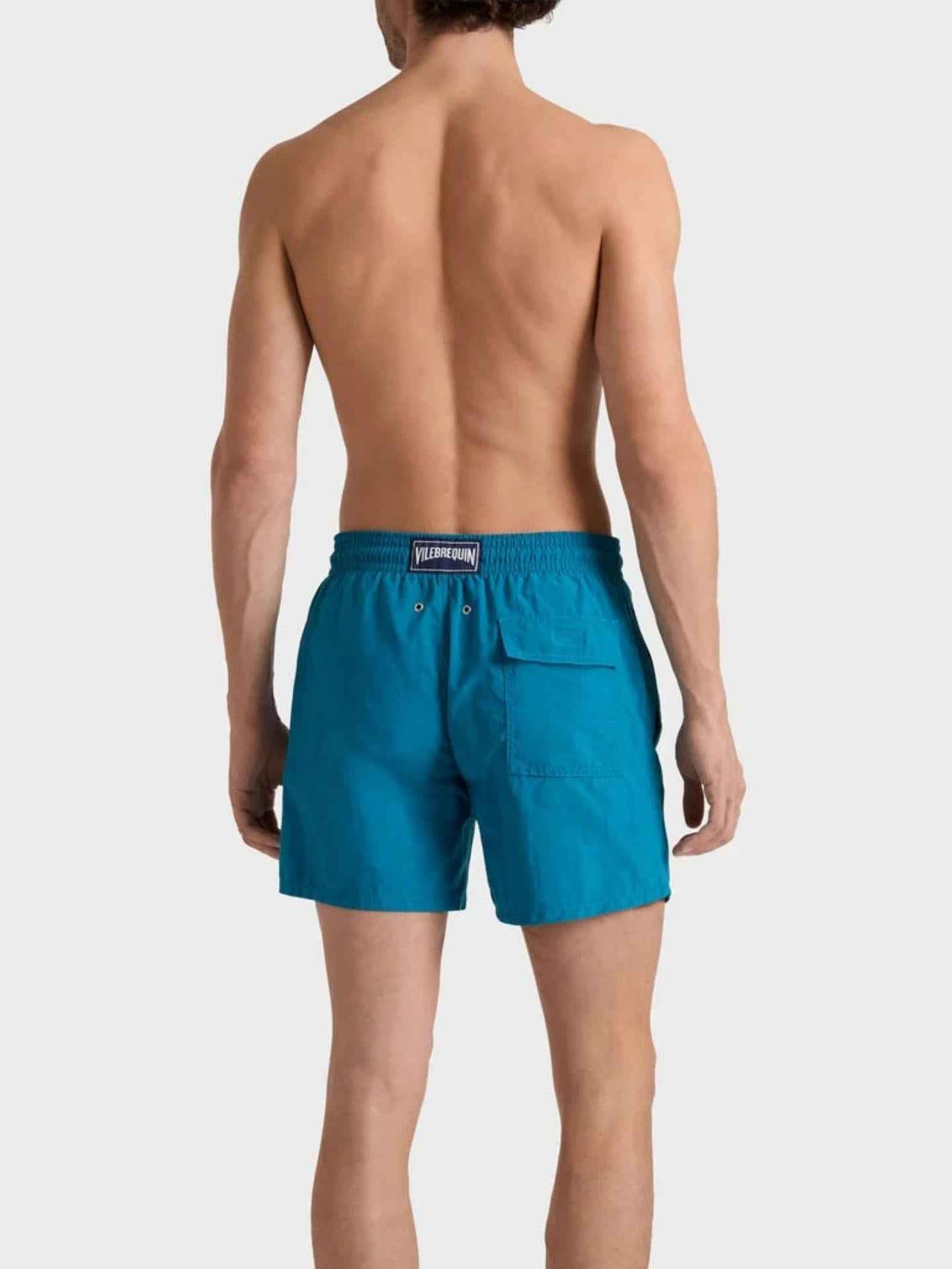 Blå Badshorts Water-reactive Micro Tortues