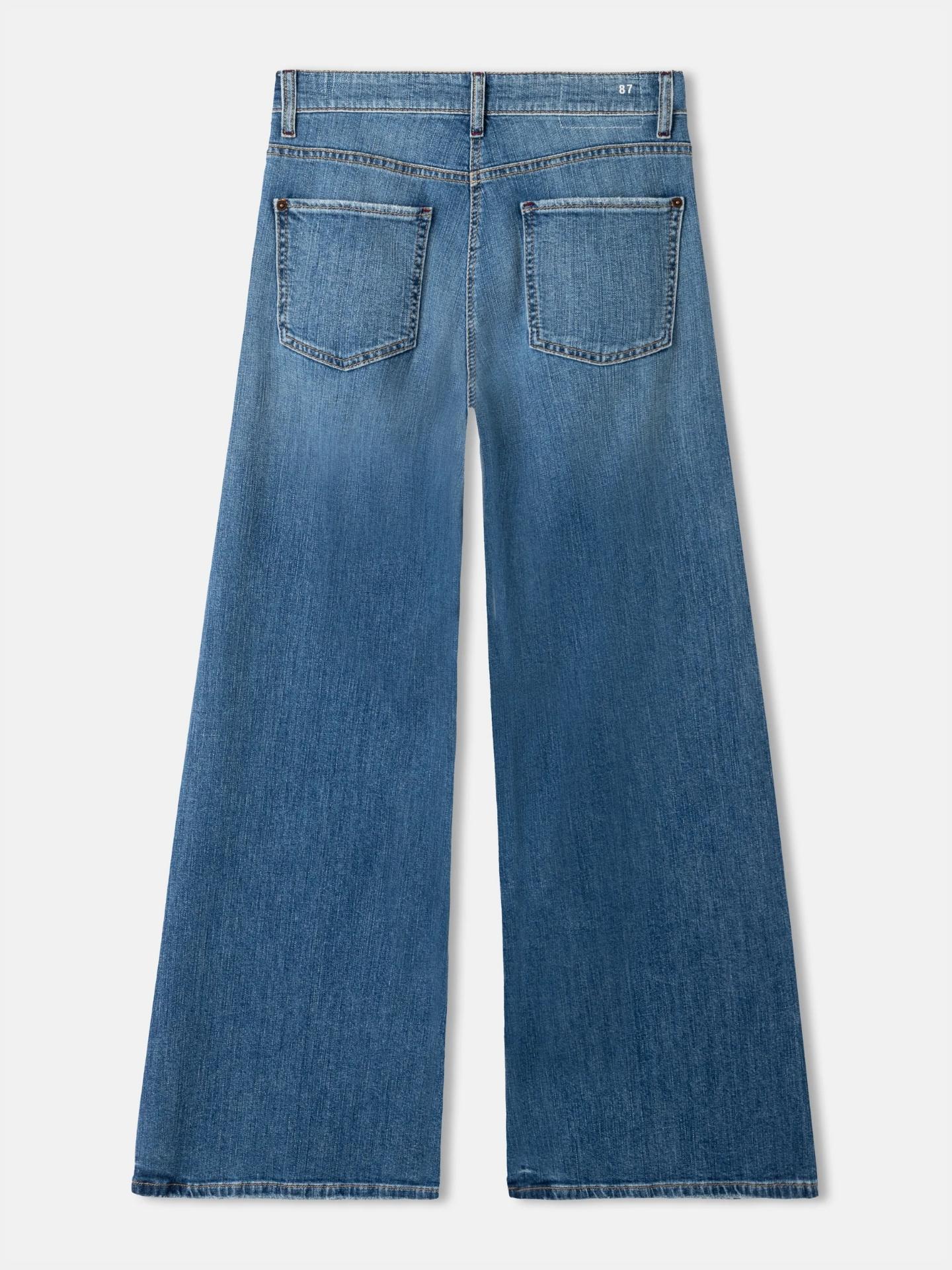 Cambio STUDIO87 - Blå Palazzo Flare Jeans