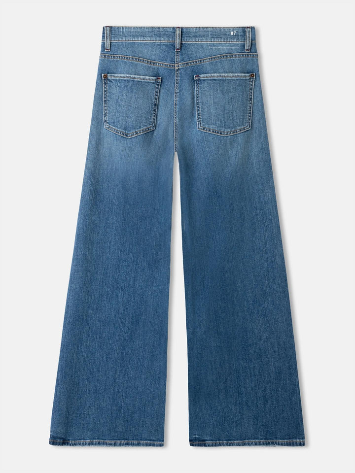 Cambio STUDIO87 - Blå Palazzo Flare Jeans
