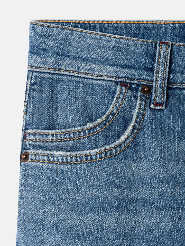 Cambio STUDIO87 - Blå Palazzo Flare Jeans