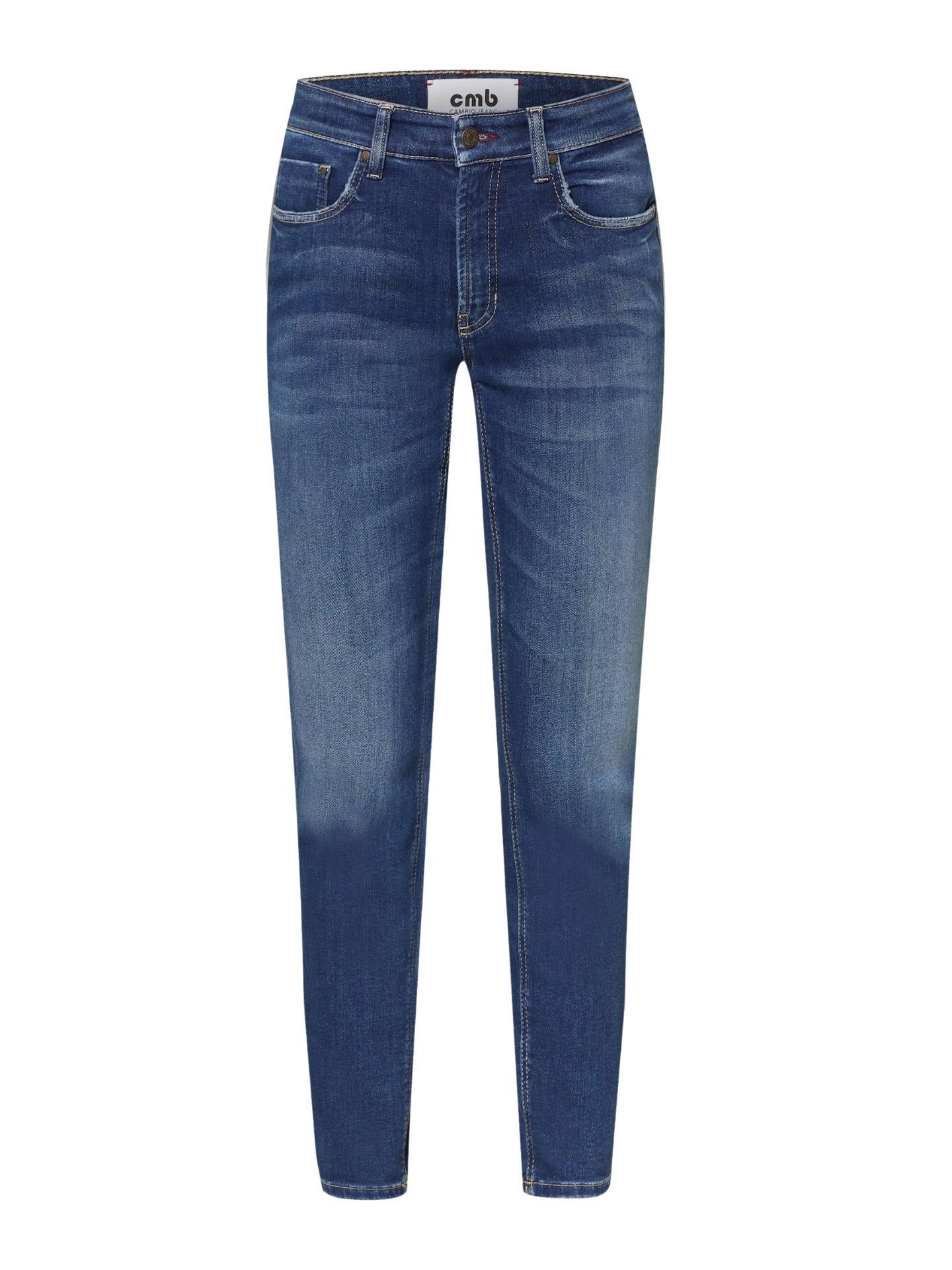 Blå Raja Slim Cropped Jeans - Cambio