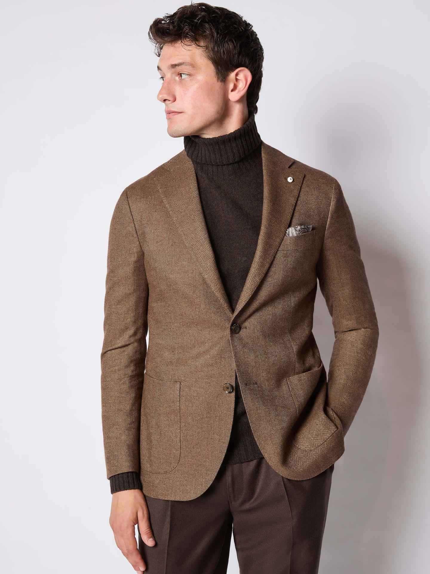 Blazer i Borstad Bomull